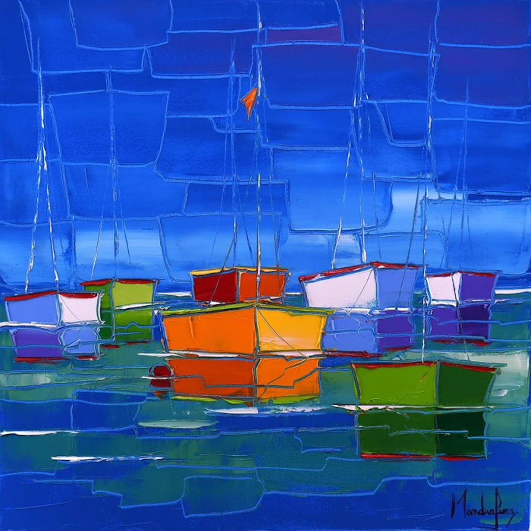 Caroline Mandrafina - Pfleger " Mer d'huile "