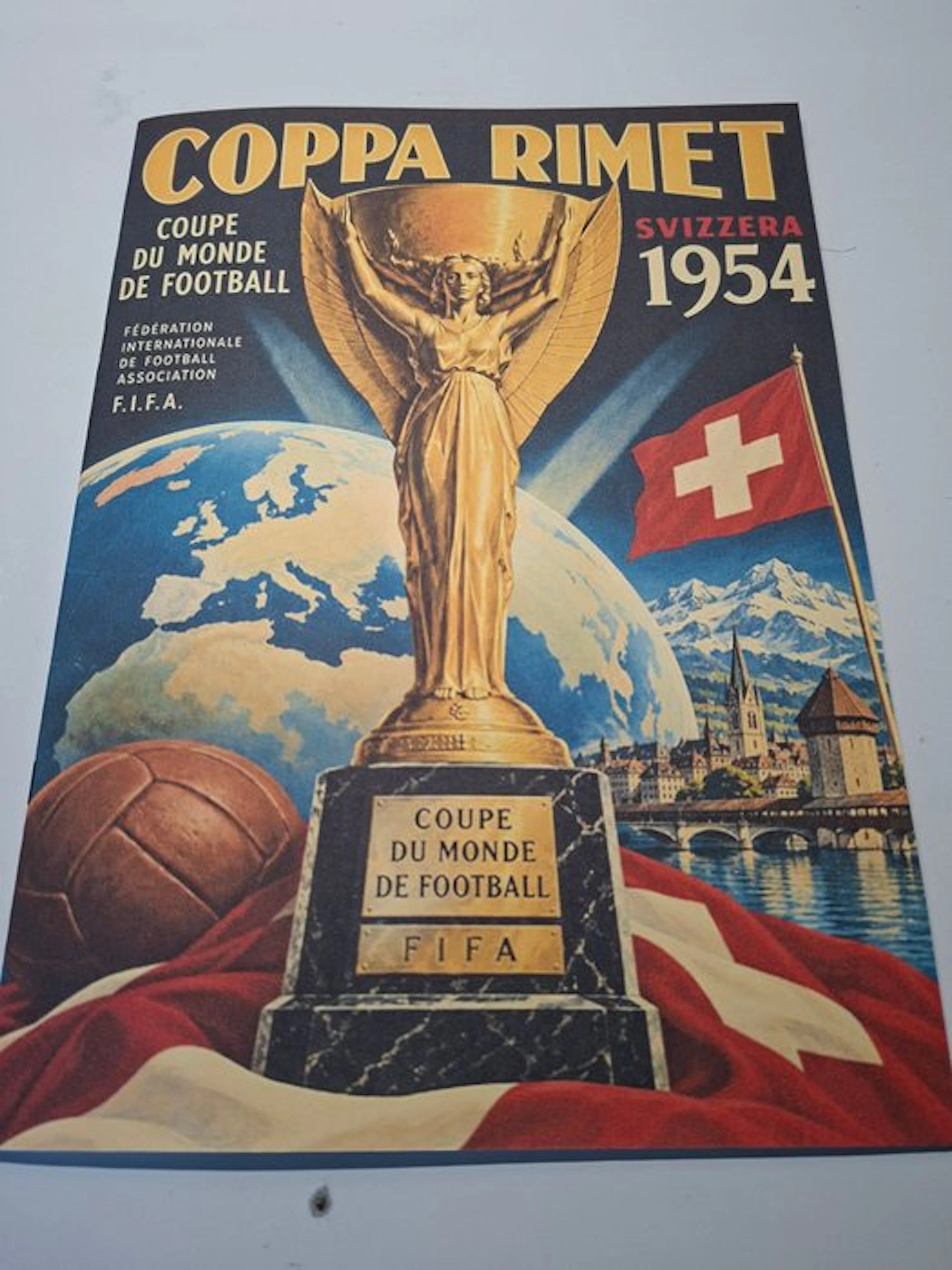 1954 World cup gigante World Cup Stickers Puskas Original...