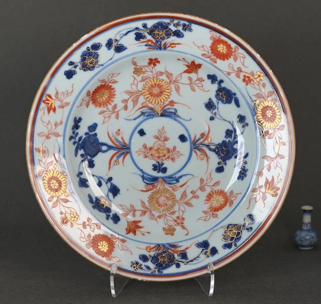 Kangxi (1662-1722) - Plate - Widely Blossoming...
