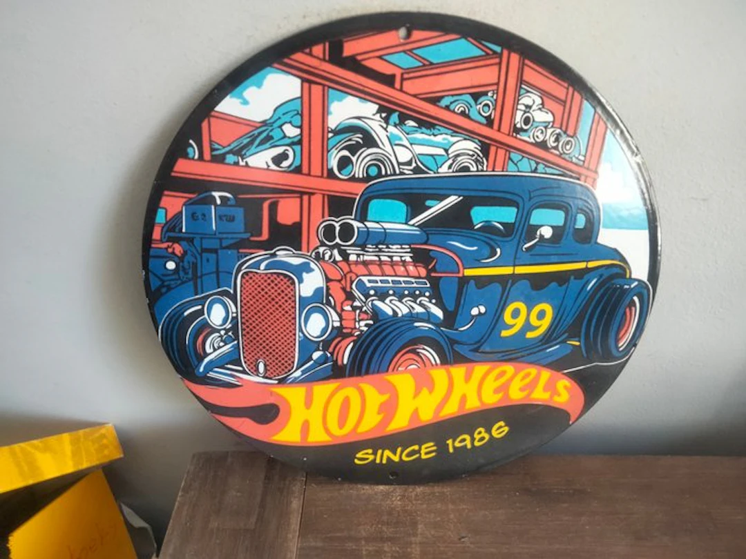 Sign - Hotwheels