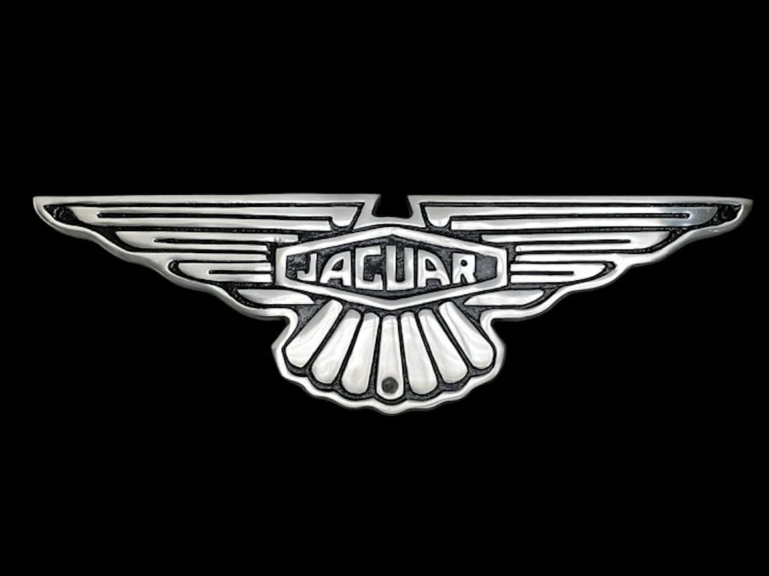 Sign - Jaguar - Prachtig garagebord van Jaguar - Jaguar Wings plaquette