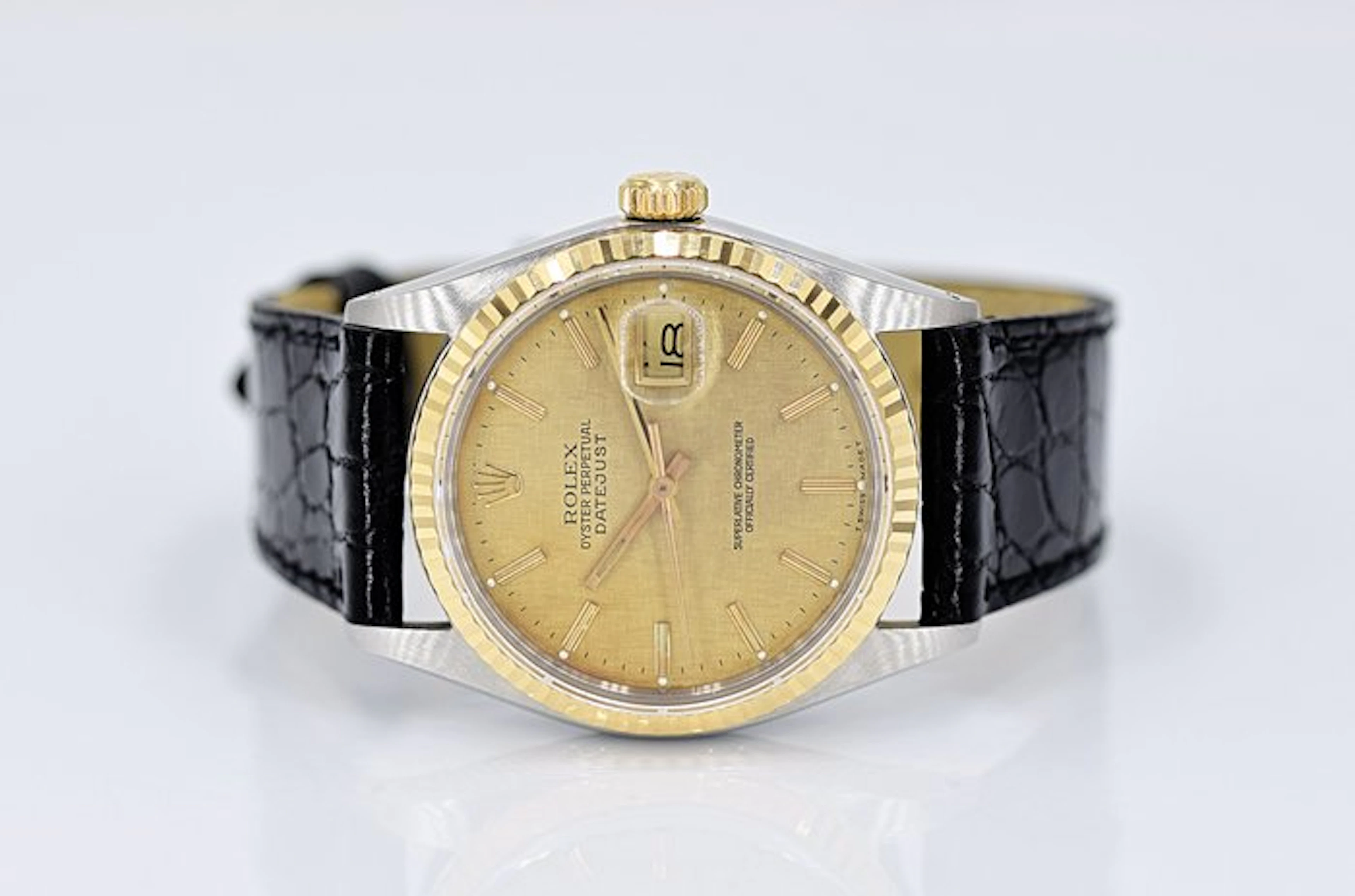 Rolex - Oyster Perpetual Datejust Sunburst dial - No...