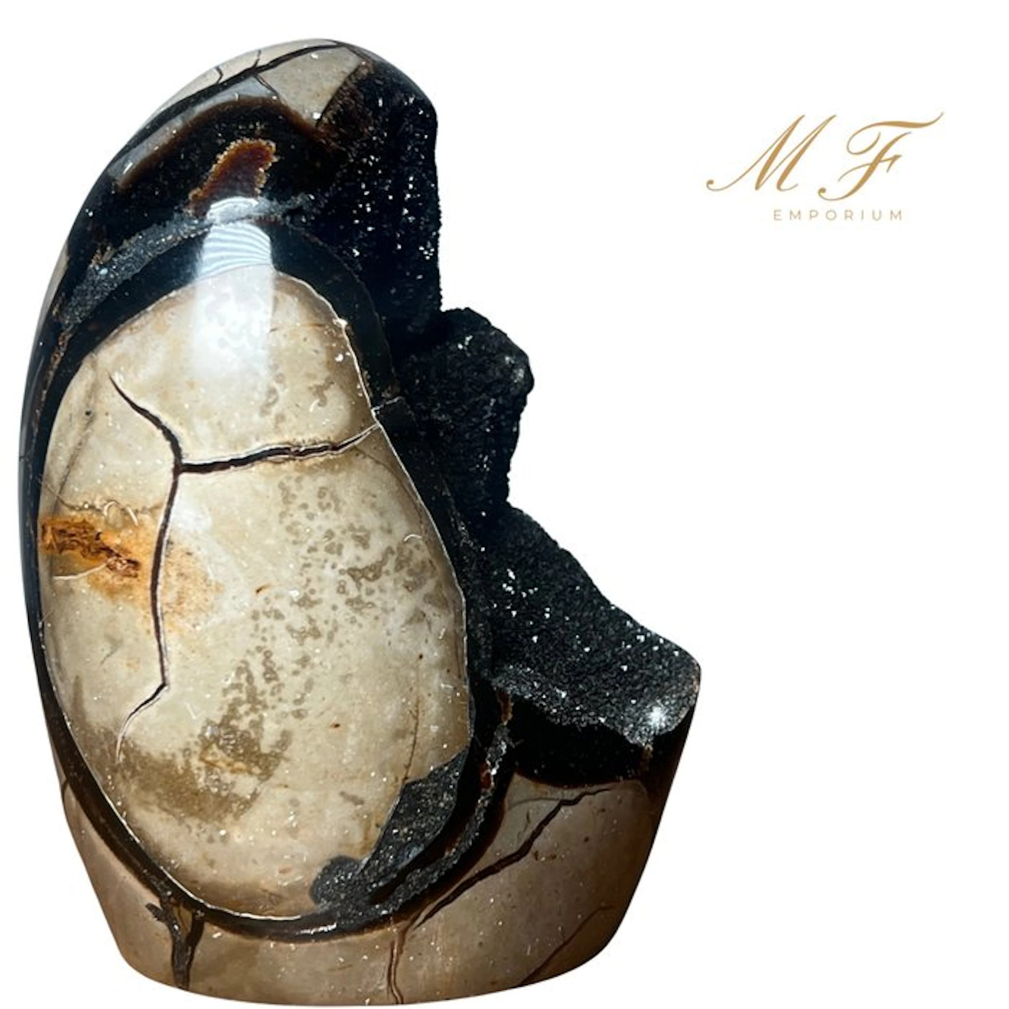 Premium - Septarian - Dragon Egg - Fluorescent Stone...
