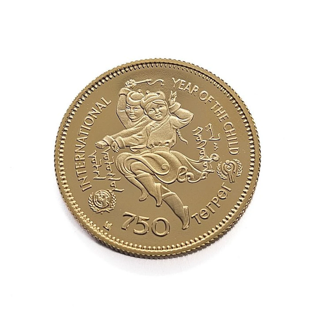 Mongolia. 750 Togrog 1980 - Year of the Child