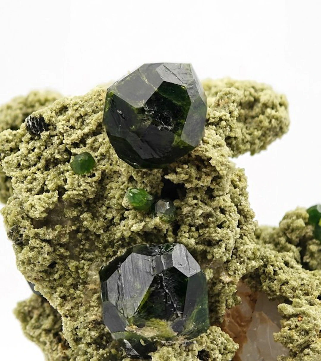 Rare, intensely green demantoid garnet