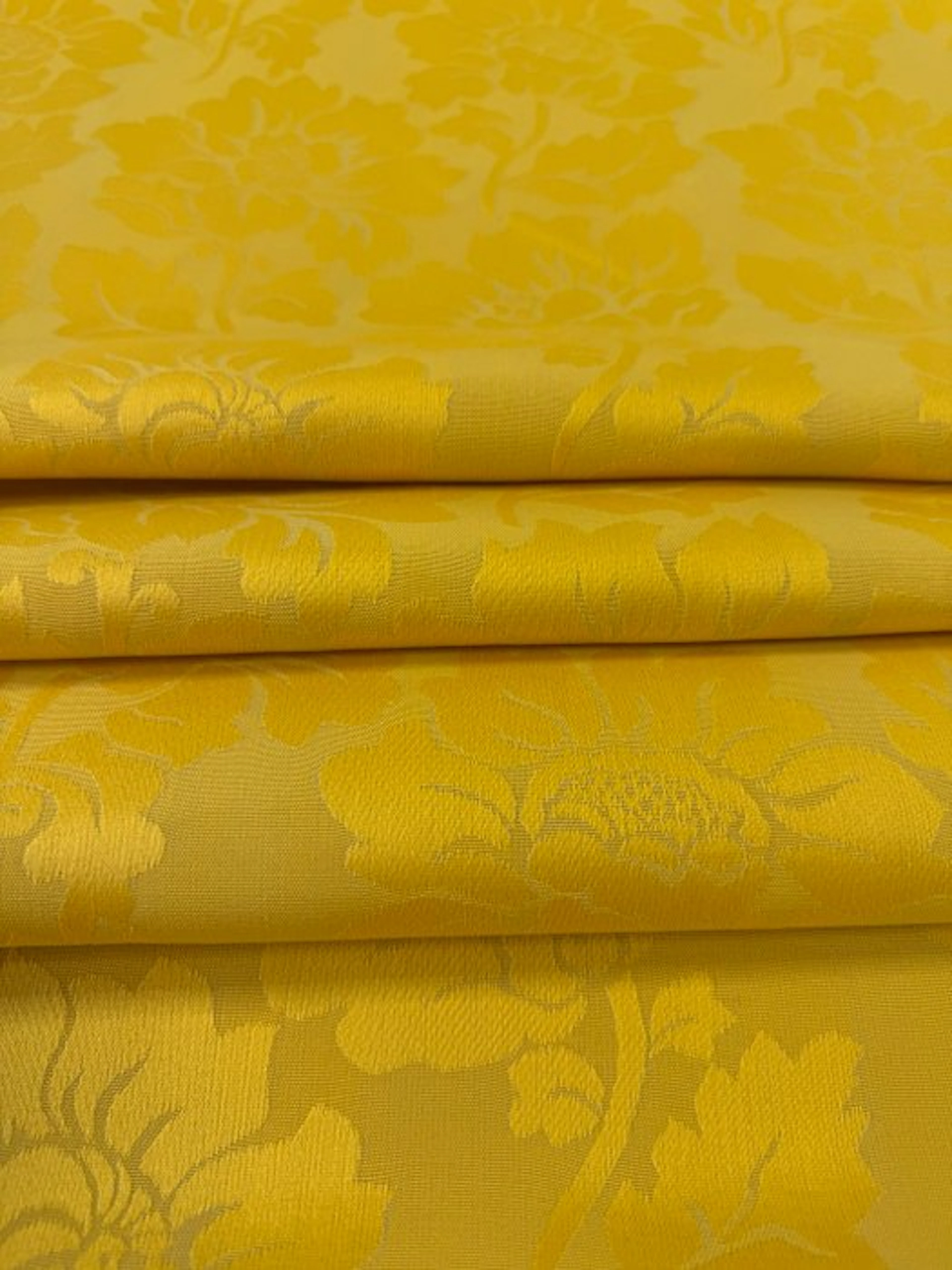 1728★ Refined high-quality damask jacquard floral fabric...