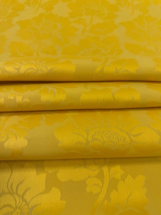 ★Refined high-quality damask floral jacquard fabric in...