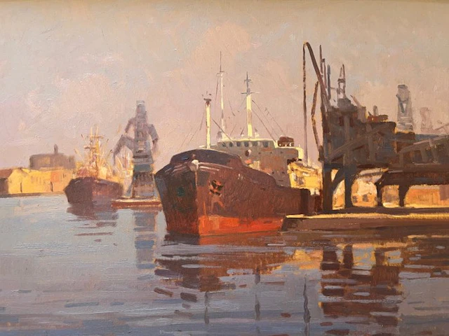 Angiolo Volpe (1943) - Porto di Livorno - Mandraccio