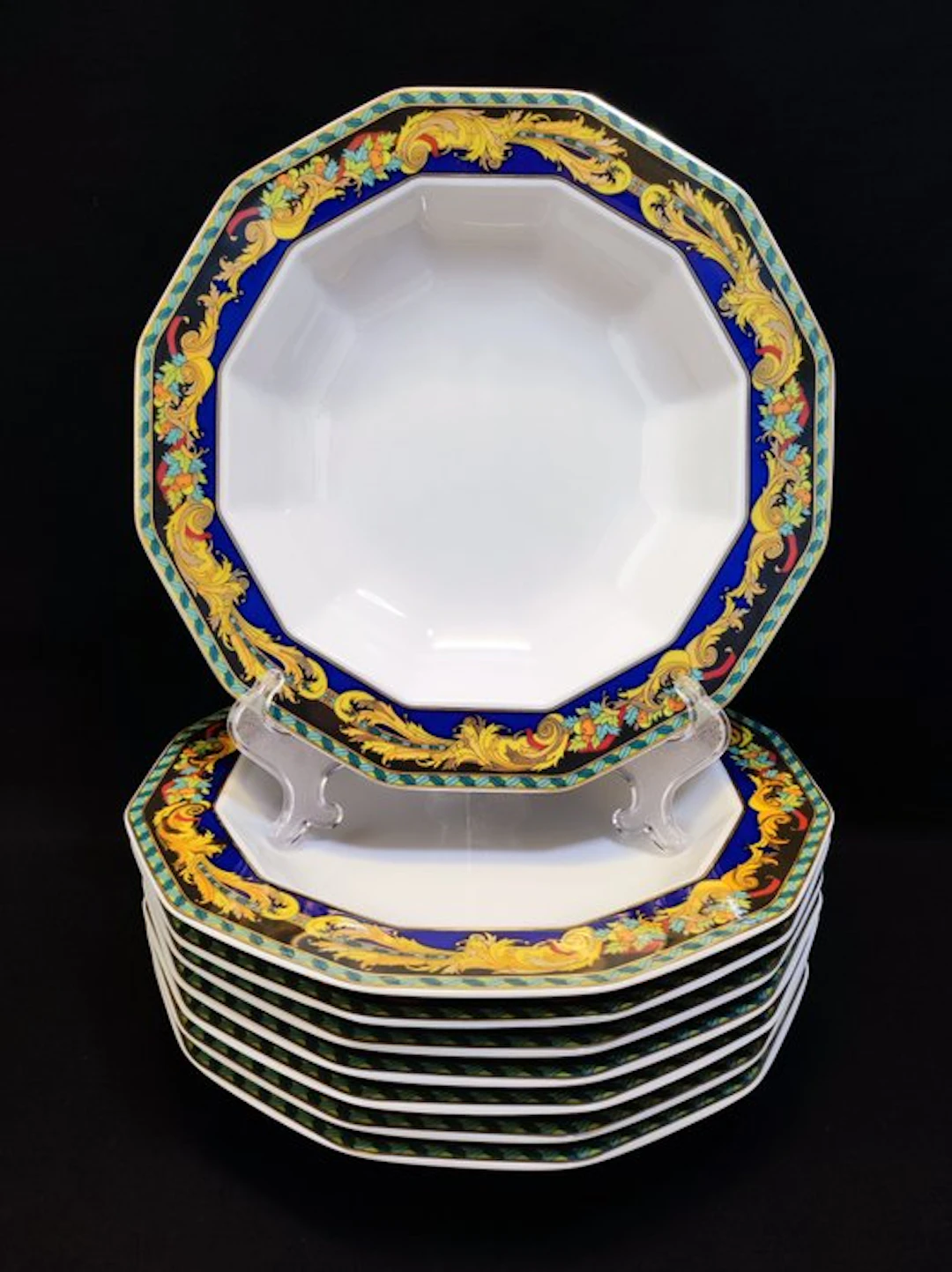 Rosenthal - Versace - Plate (8) - 22,8 cm 8er Set...