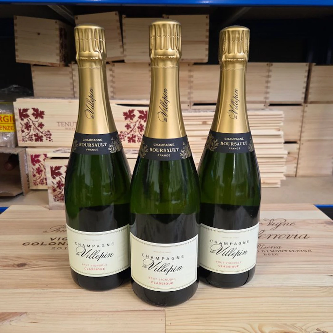 Champagne de Villepin, Brut Vignoble Classique - Champagne - 3 Bottles (0.75L)