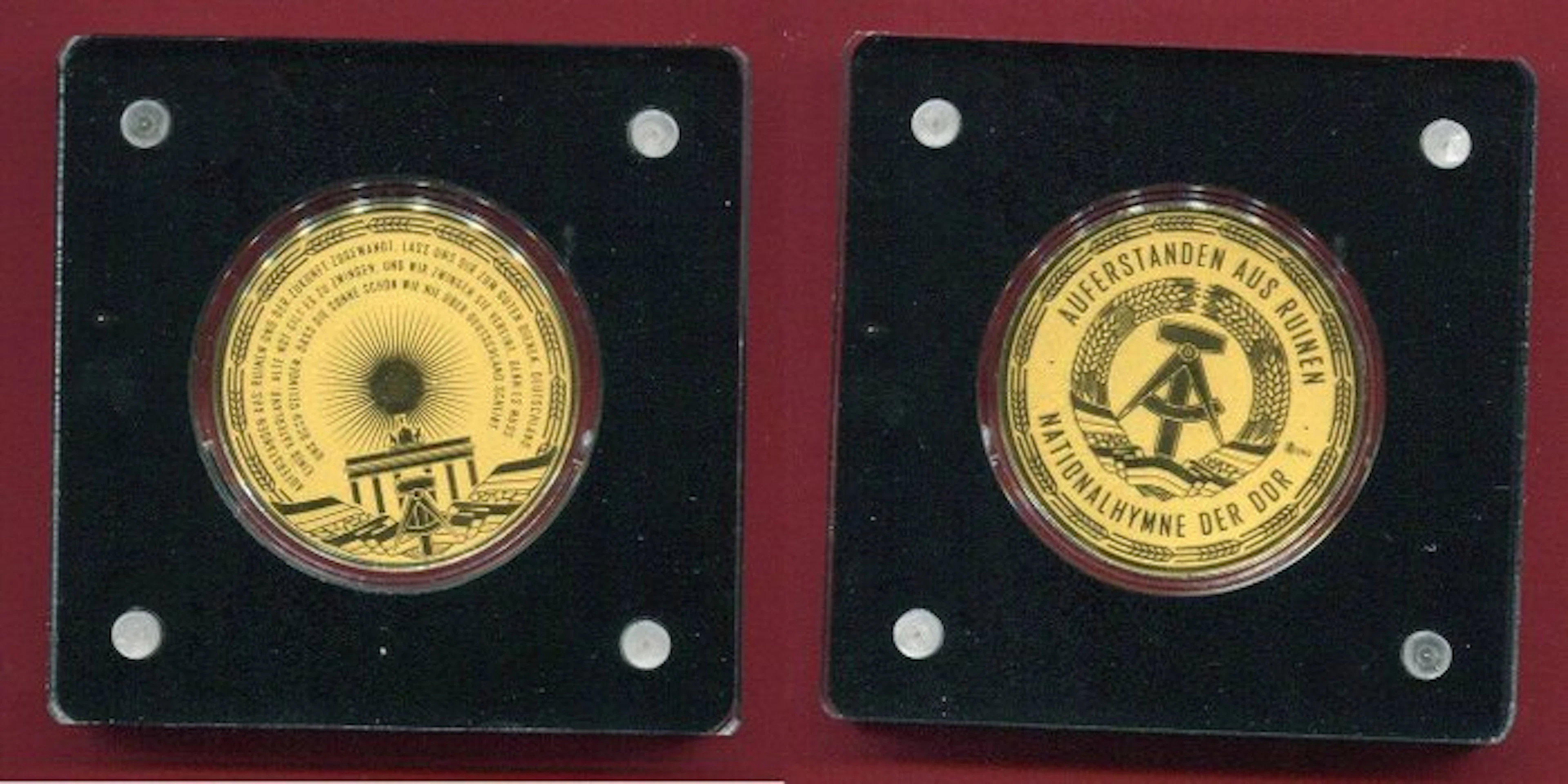 Germany. Gold medal 2022 - Gold Medal - DDR-Hymne - Proof (No reserve price)