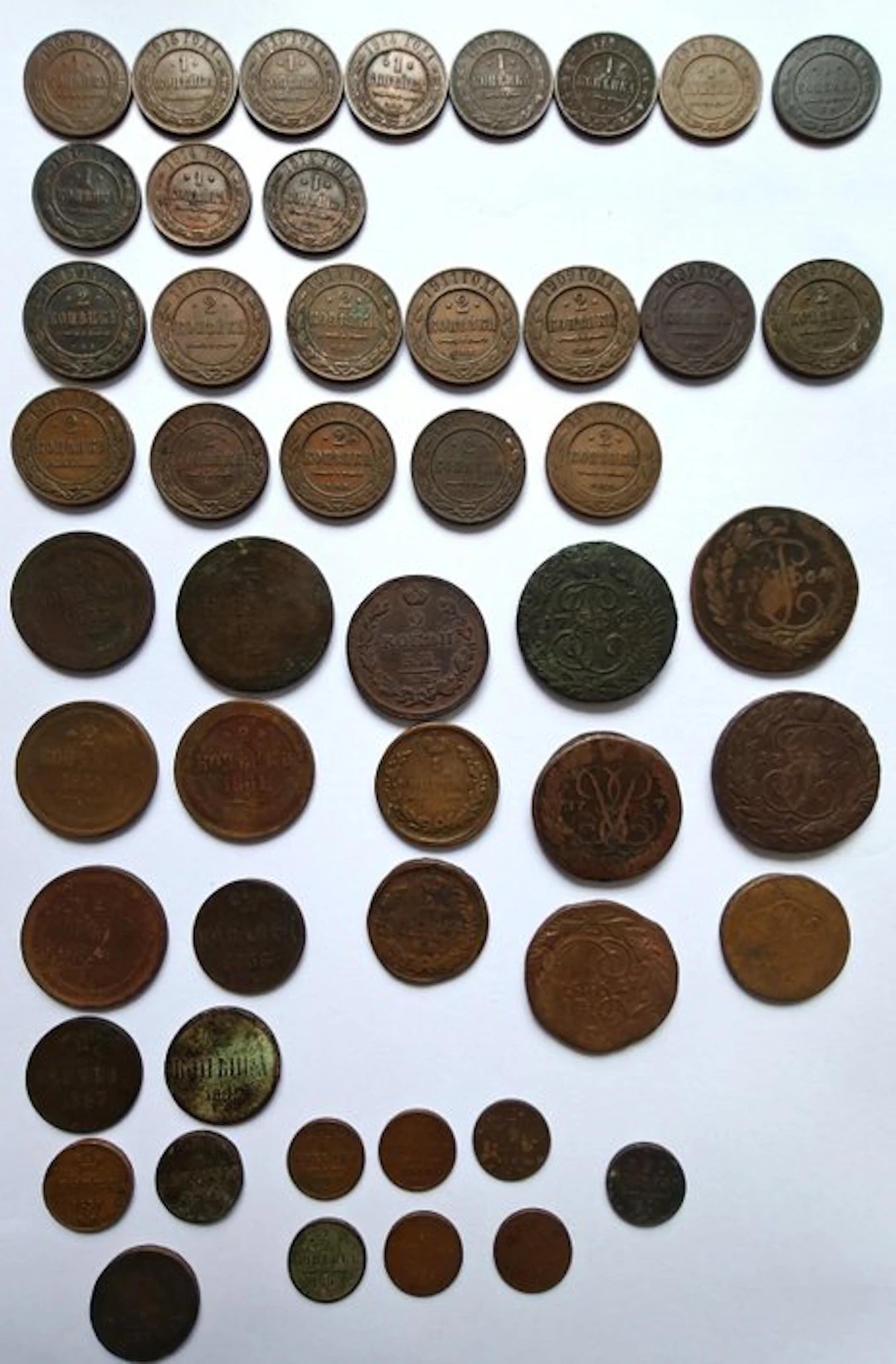 Russia. Lot of 50 coins