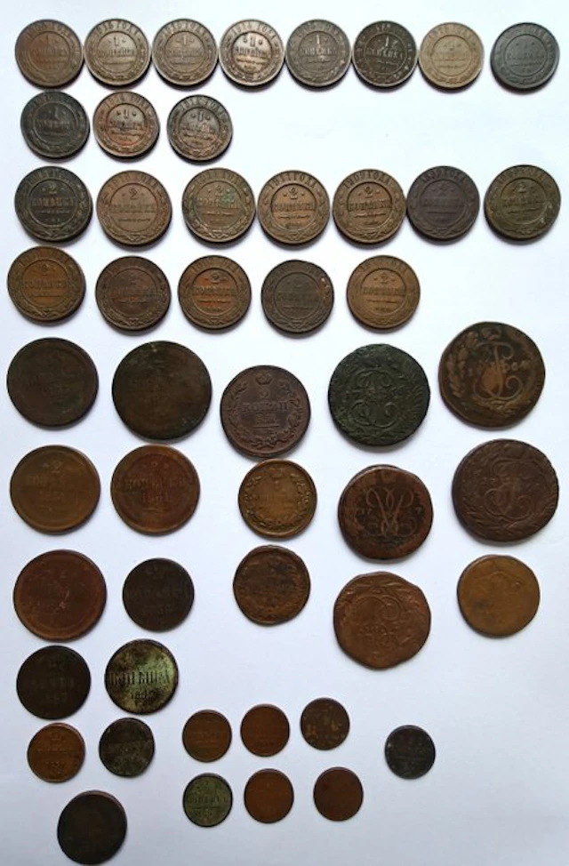 Russia. Lot of 50 coins
