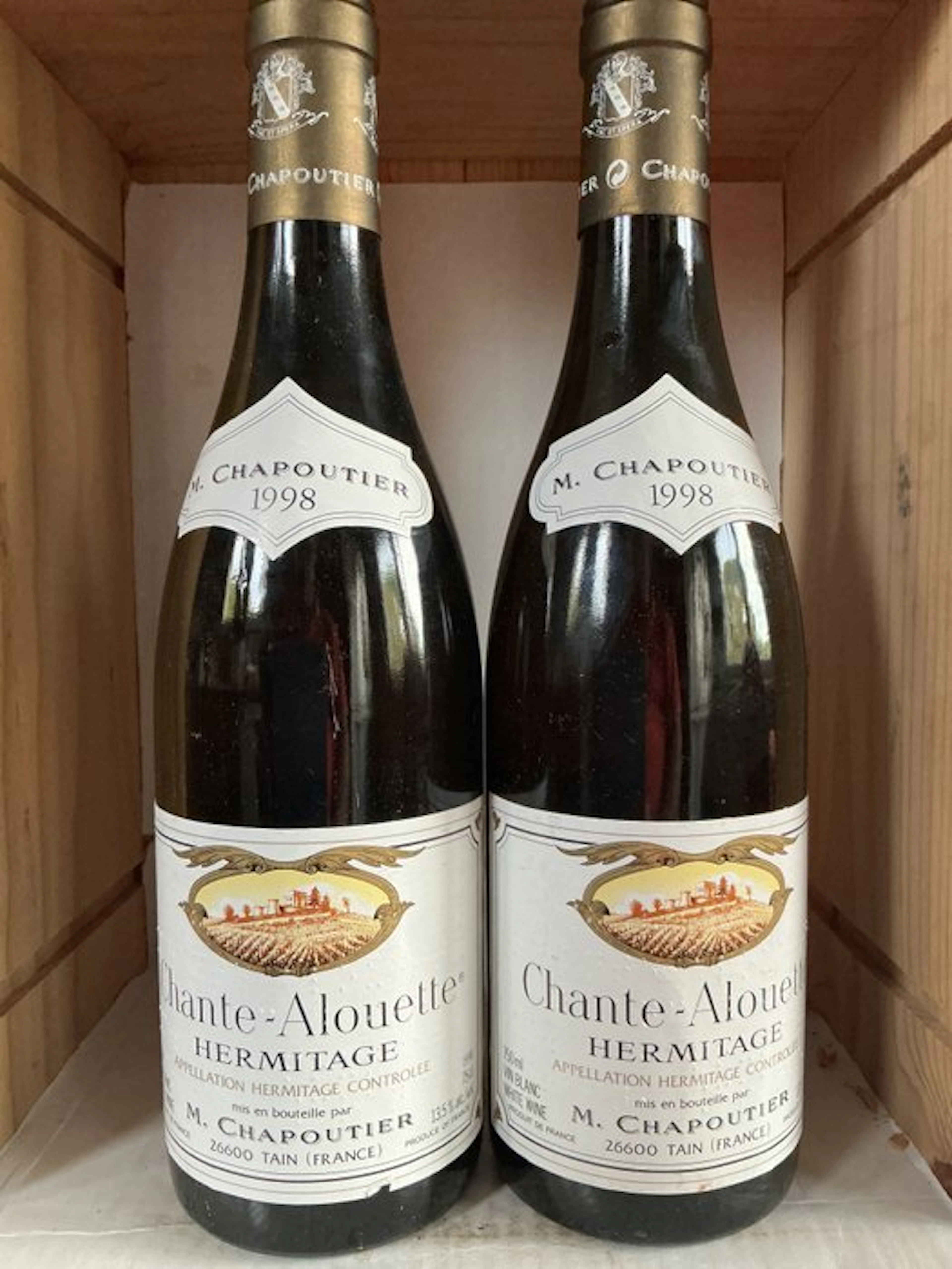 1998 Michel Chapoutier - Chante - Alouette. Blc - Hermitage - 2 Bottles (0.75L)