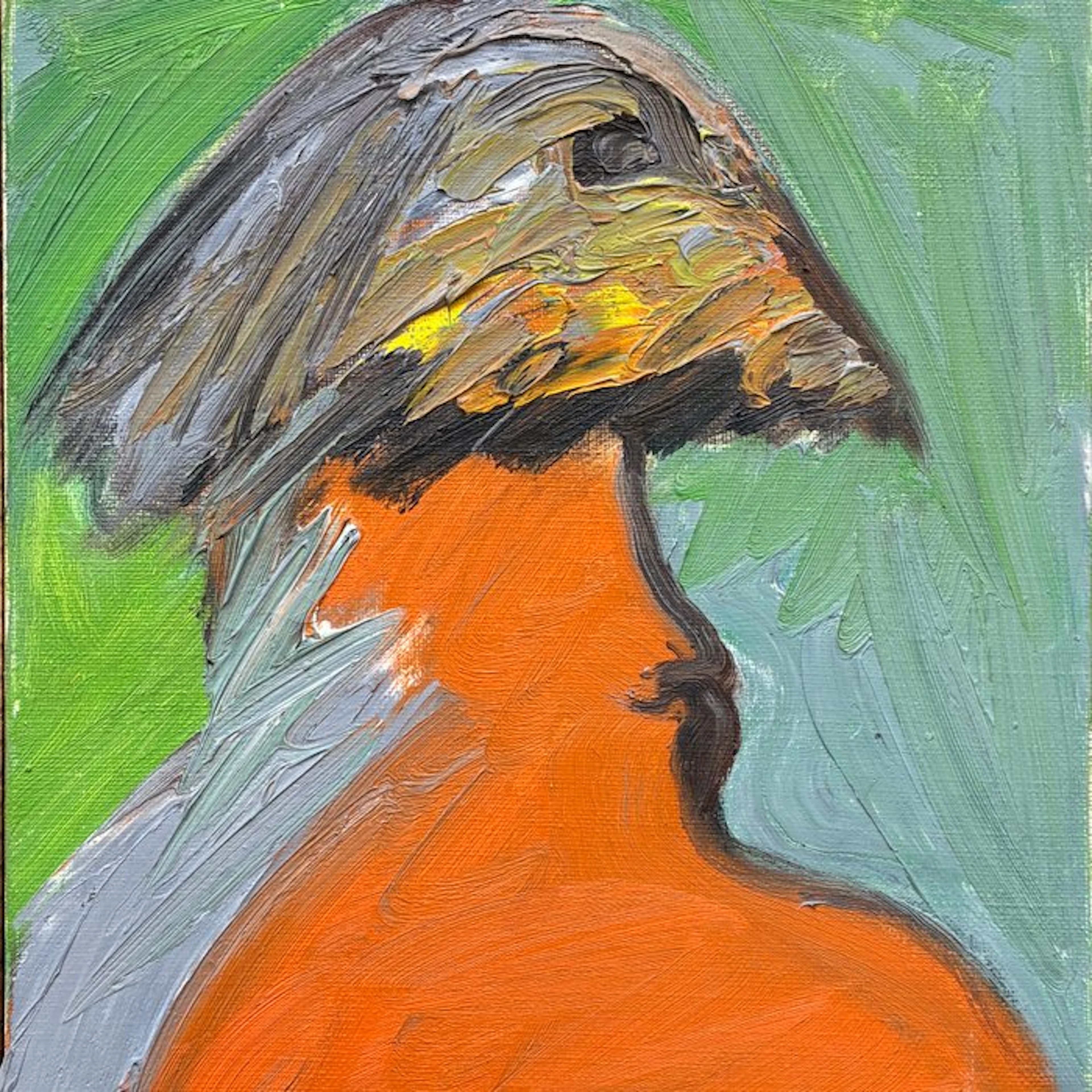 Albert Marchais (1935) - L'Homme-coq - Portrait (vendu sans prix de réserve)