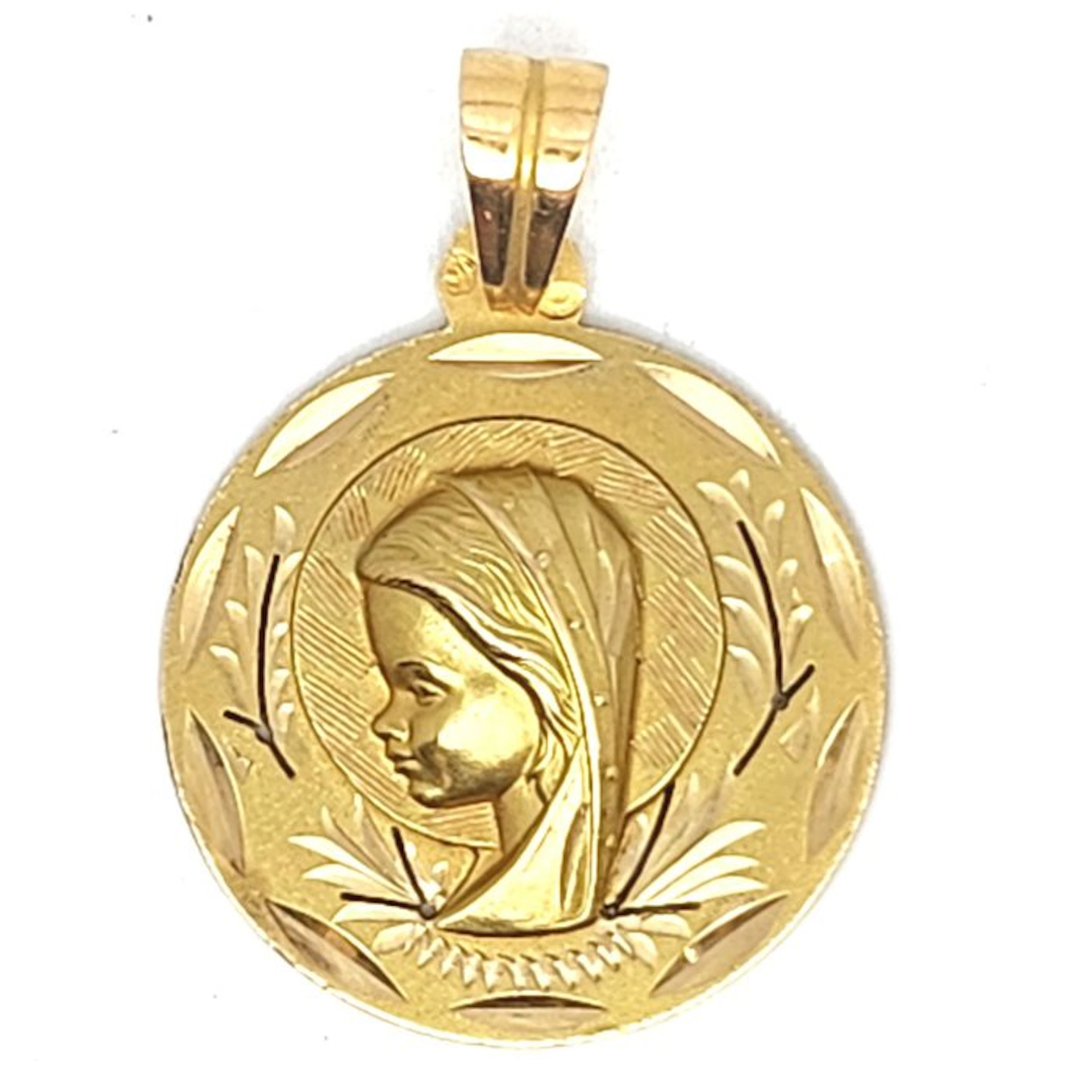 Pendant - 15 kt. Yellow gold - 16k.