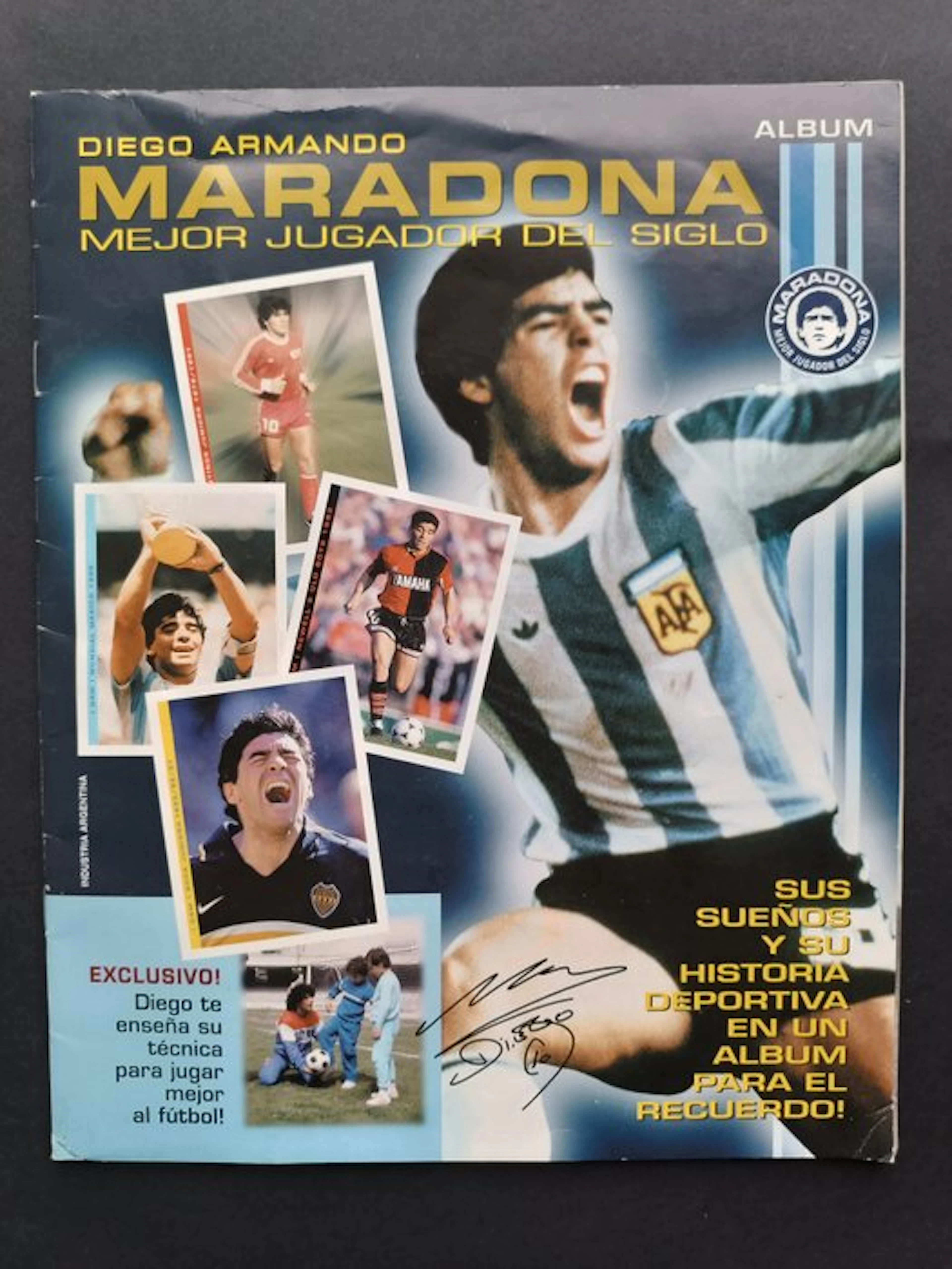 Promo Figus Diego Maradona Mejor Jugador del siglo - 1...
