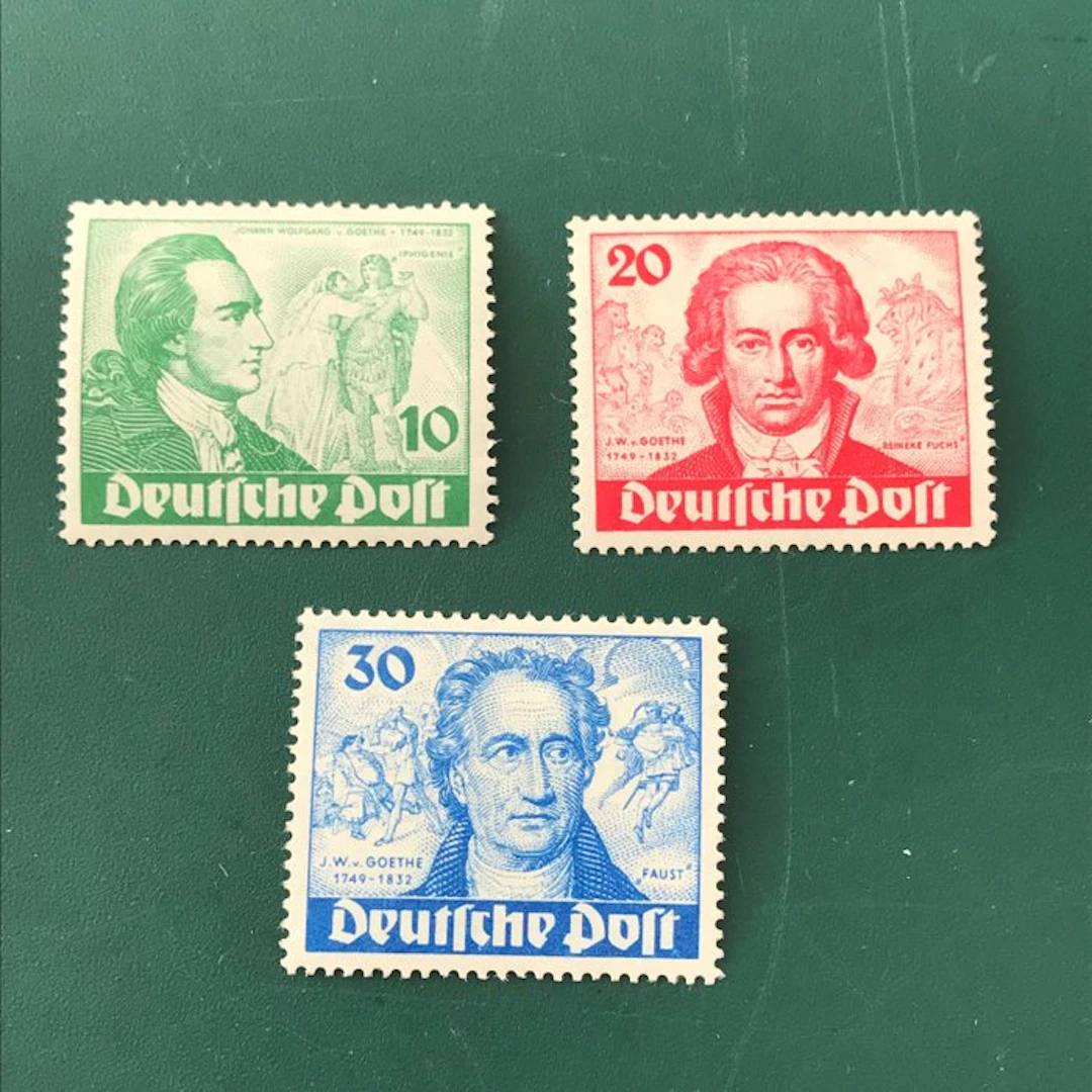 Berlin 1949 - Wolfgang Von Goethe - MNH - Michel 61/63