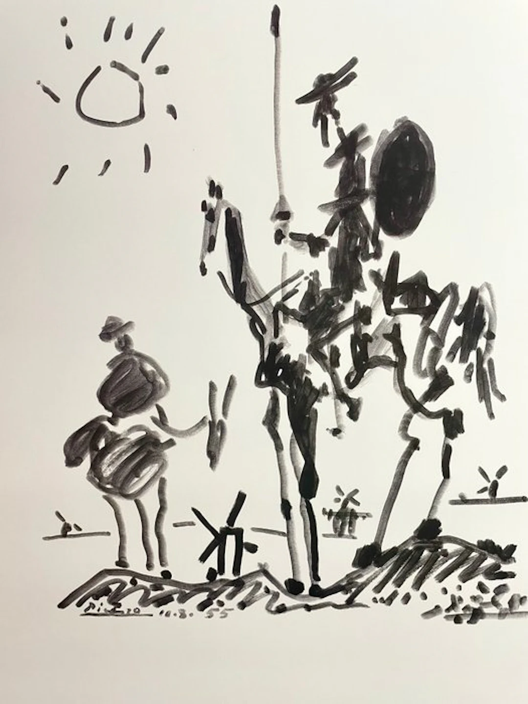 Pablo Picasso - "Don Quixotte" (1955) - 2010s