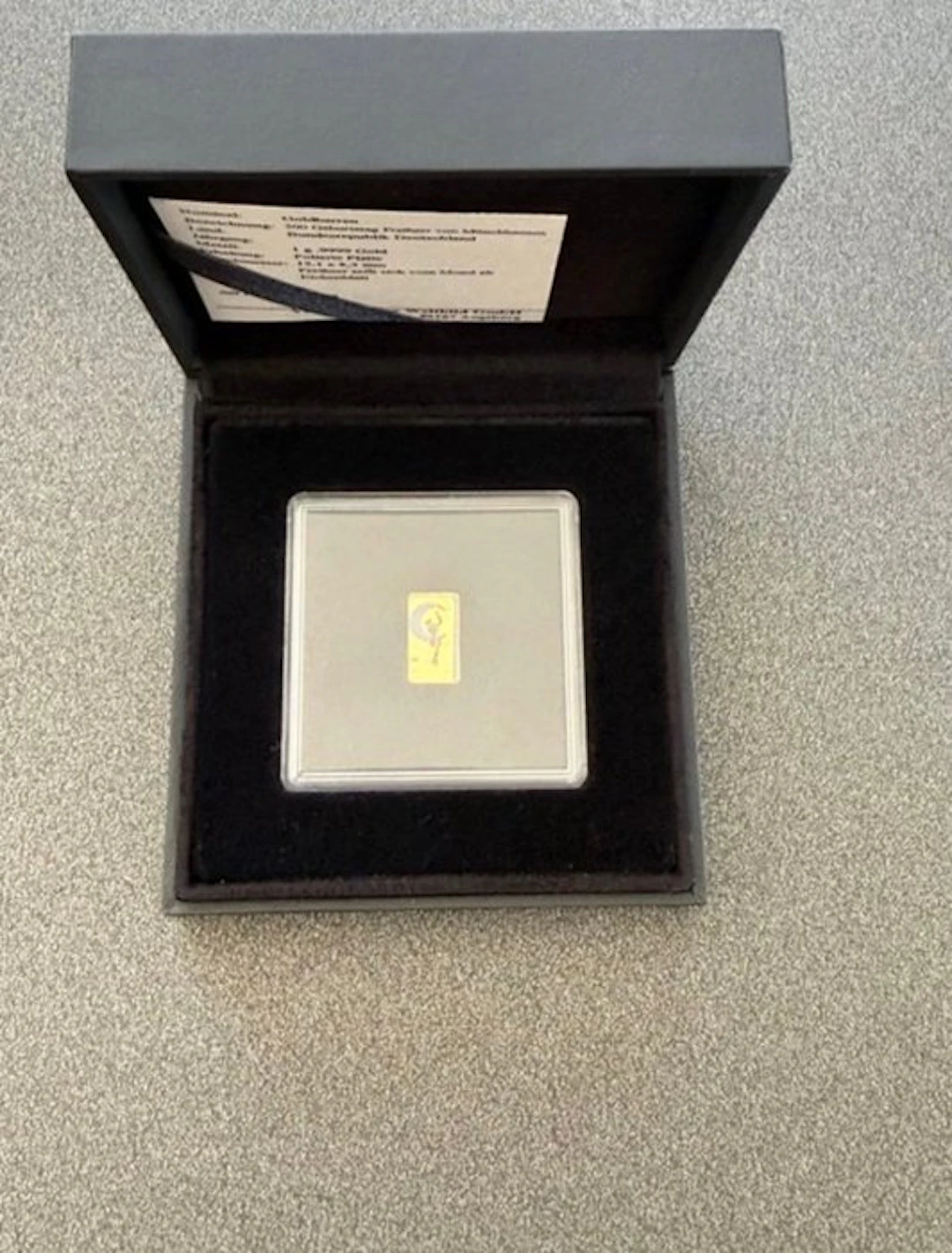 1 gram - Gold - Inconnu (999 pezzi in tutto il mondo...
