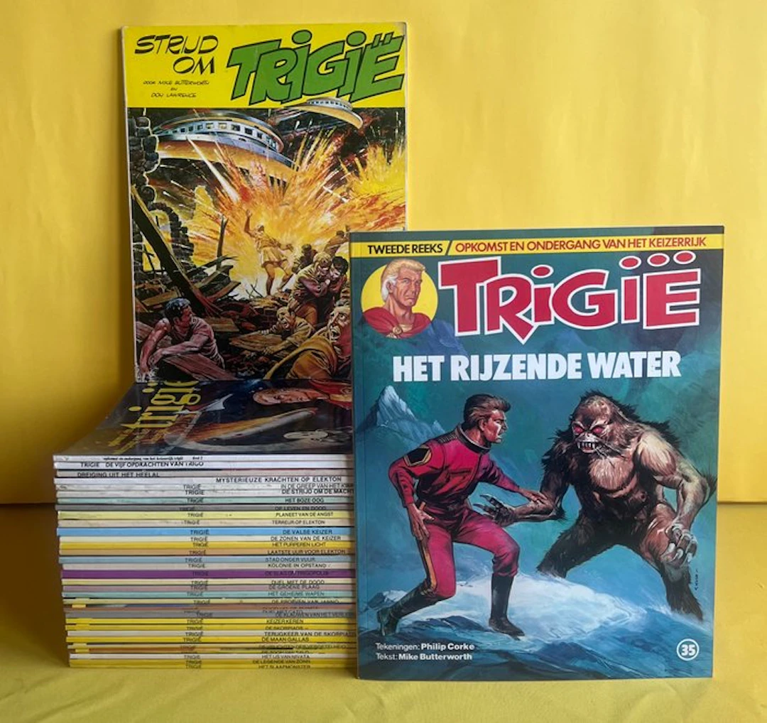 Trigië 1 t/m 35 - Complete reeks SC - 35 Album - First...