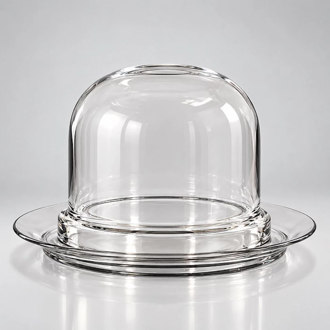 Bell jar (2) - Val Saint Lambert - Crystal - 1930-1940