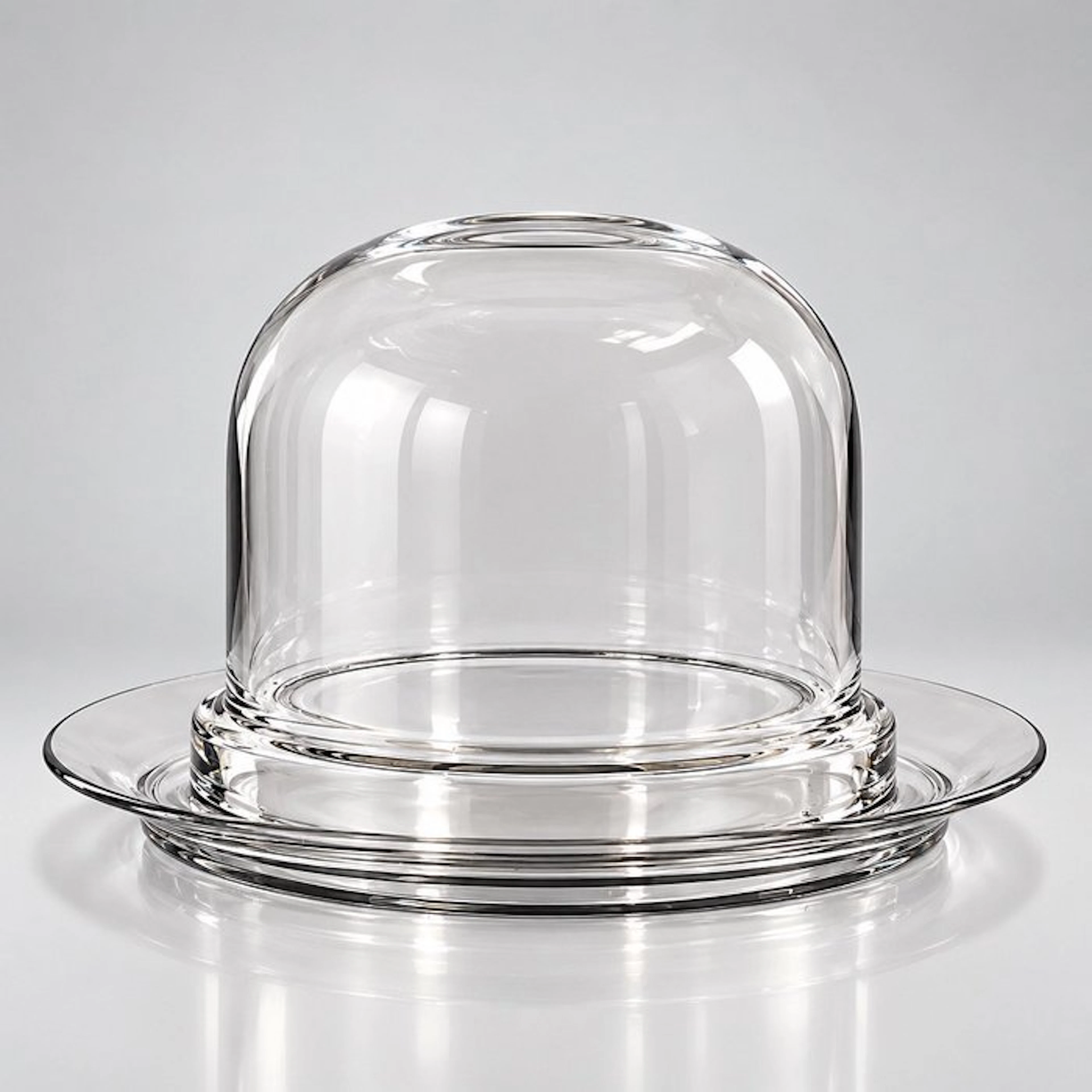 Bell jar (2) - Val Saint Lambert - Crystal - 1930-1940