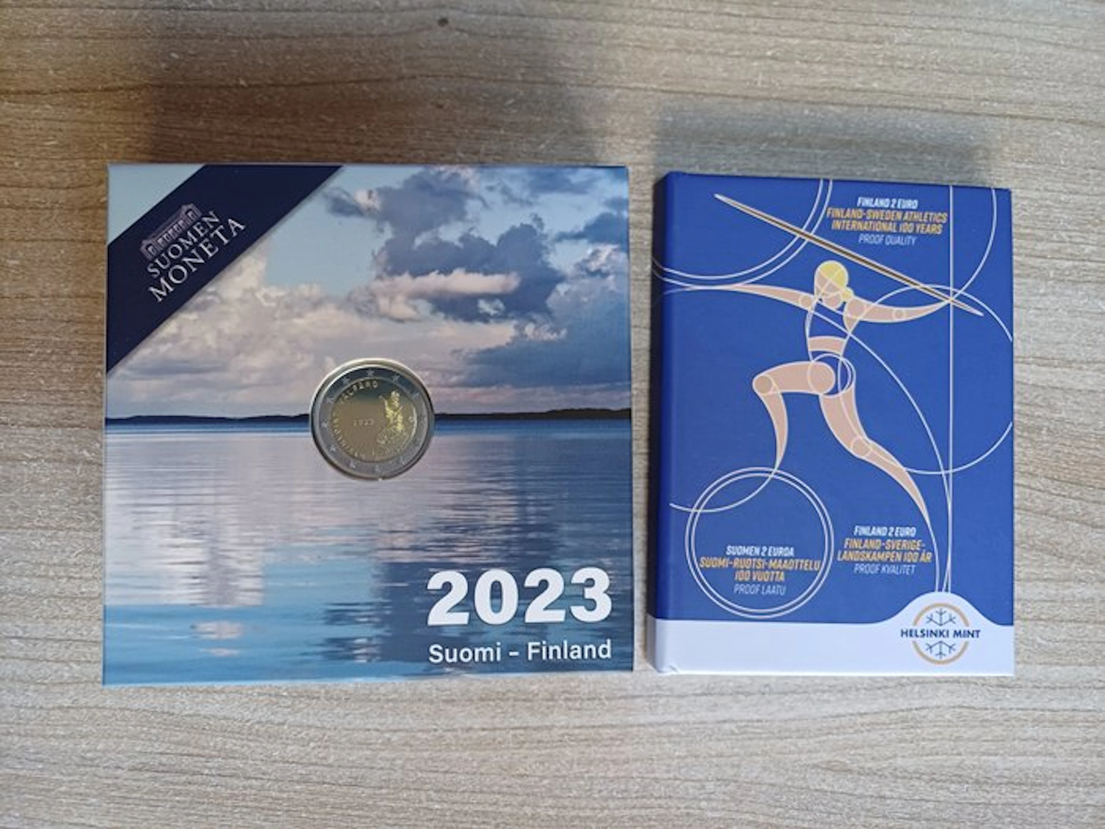 Finland. 2 Euro 2023/2025 "Social Care" + "Athletics" (2...