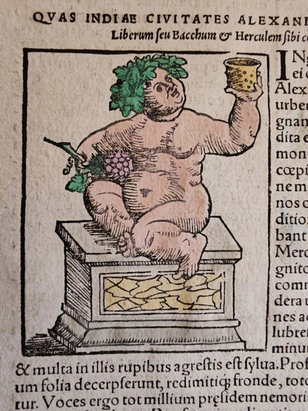 Sebastian Münster (1489–1552) - Cosmographia Universalis - Bacco