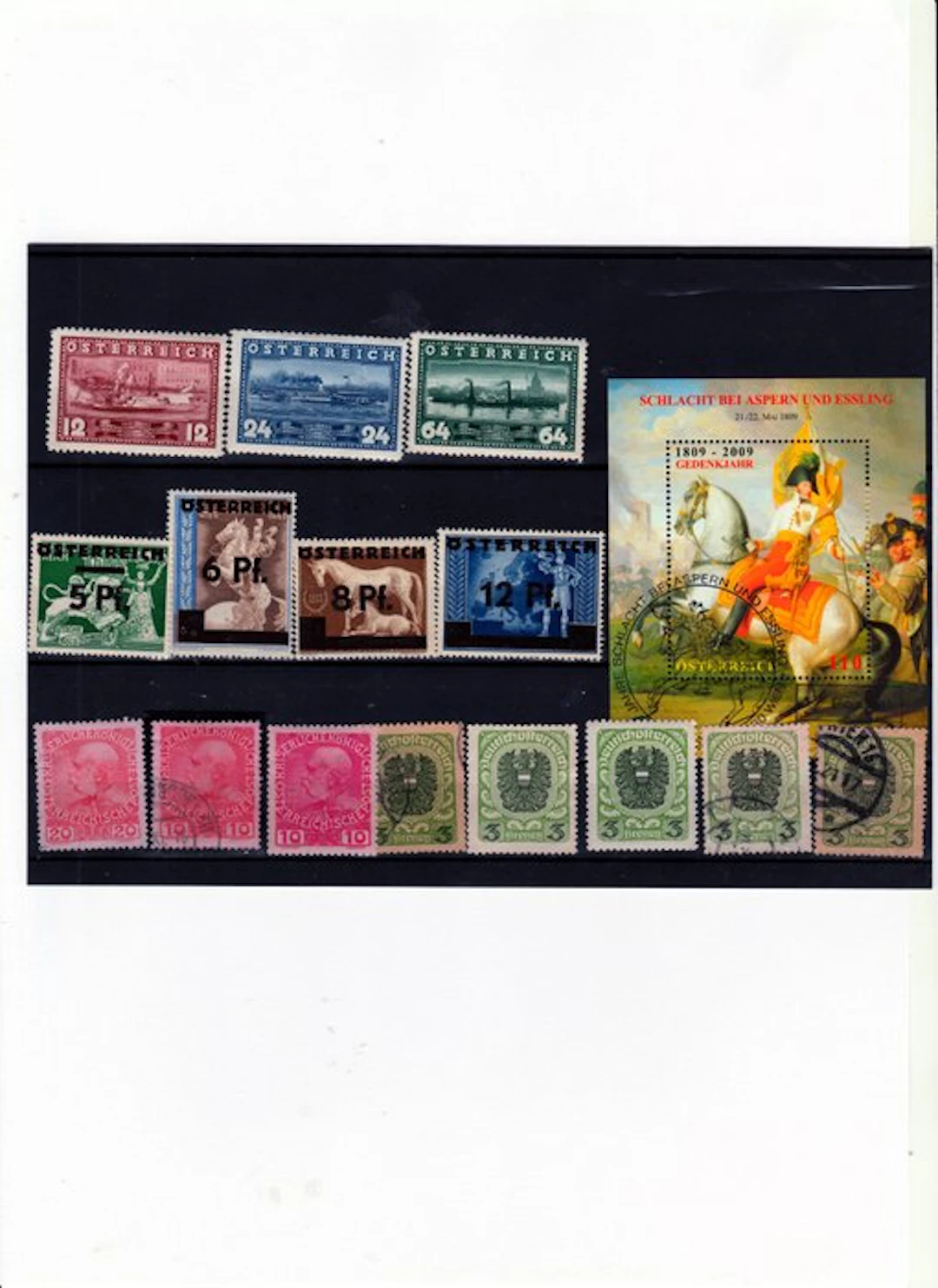 Austria 1908/1945 - DDSG 12/24/64 – 100 years 1837–1937 – 639–641