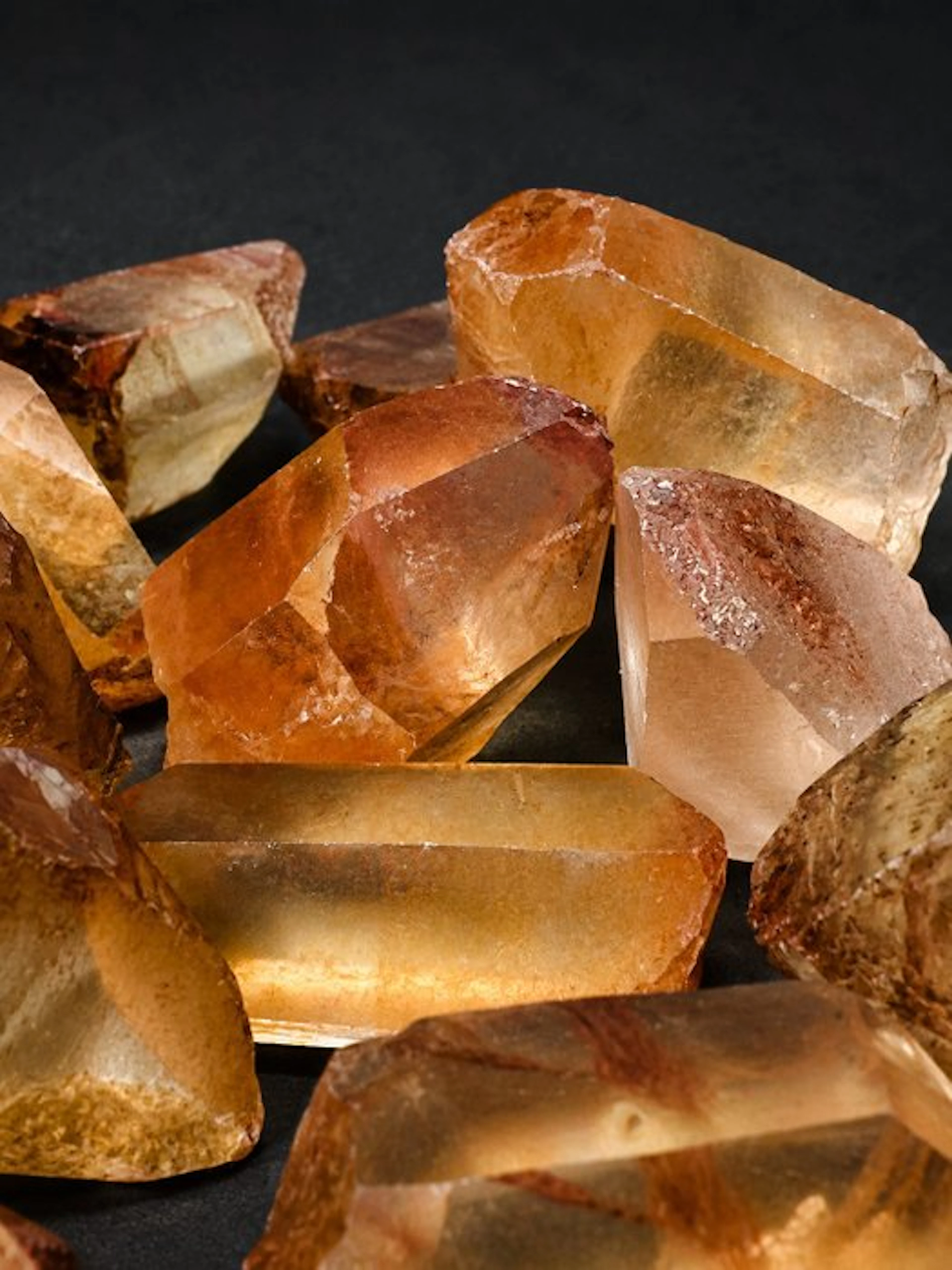 ***NO RESERVE*** Rare Hematoid Quartz Crystal Points –...