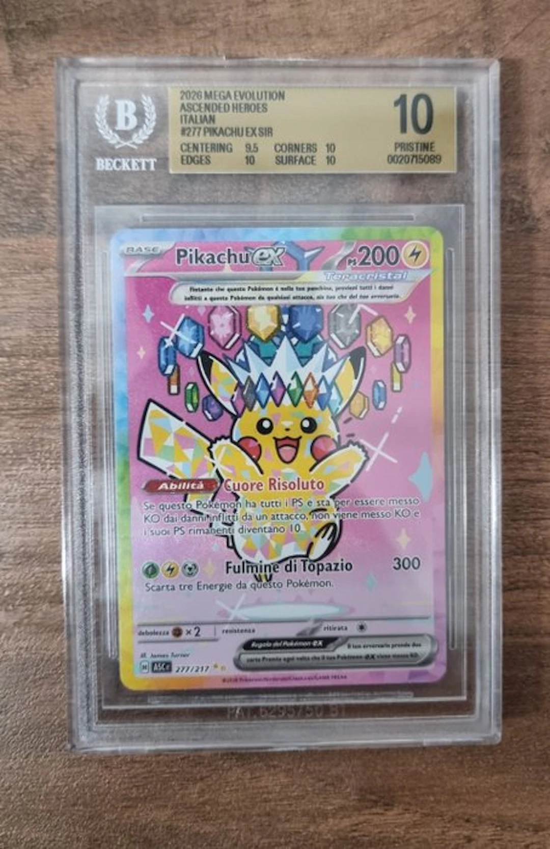 Pokémon - 1 Graded card 277/217 Foil