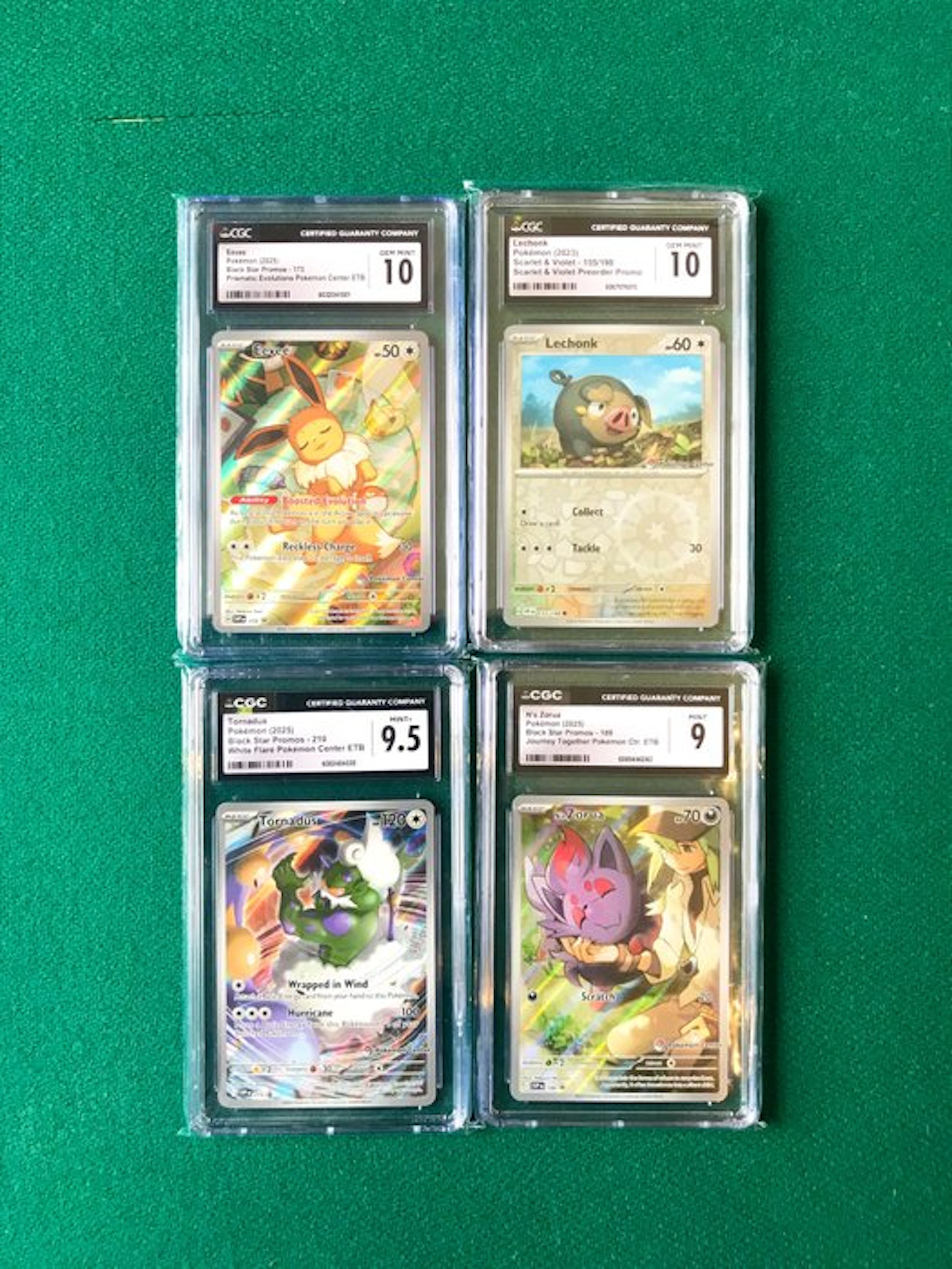 Pokémon - 4 Graded card - Eevee