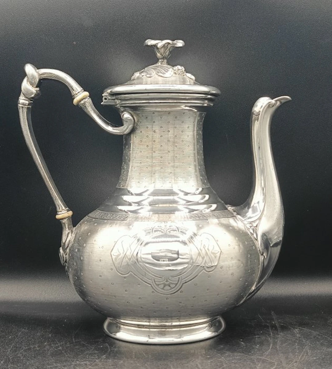 Christofle - Teapot - Silverplated - Antica - No Reserve