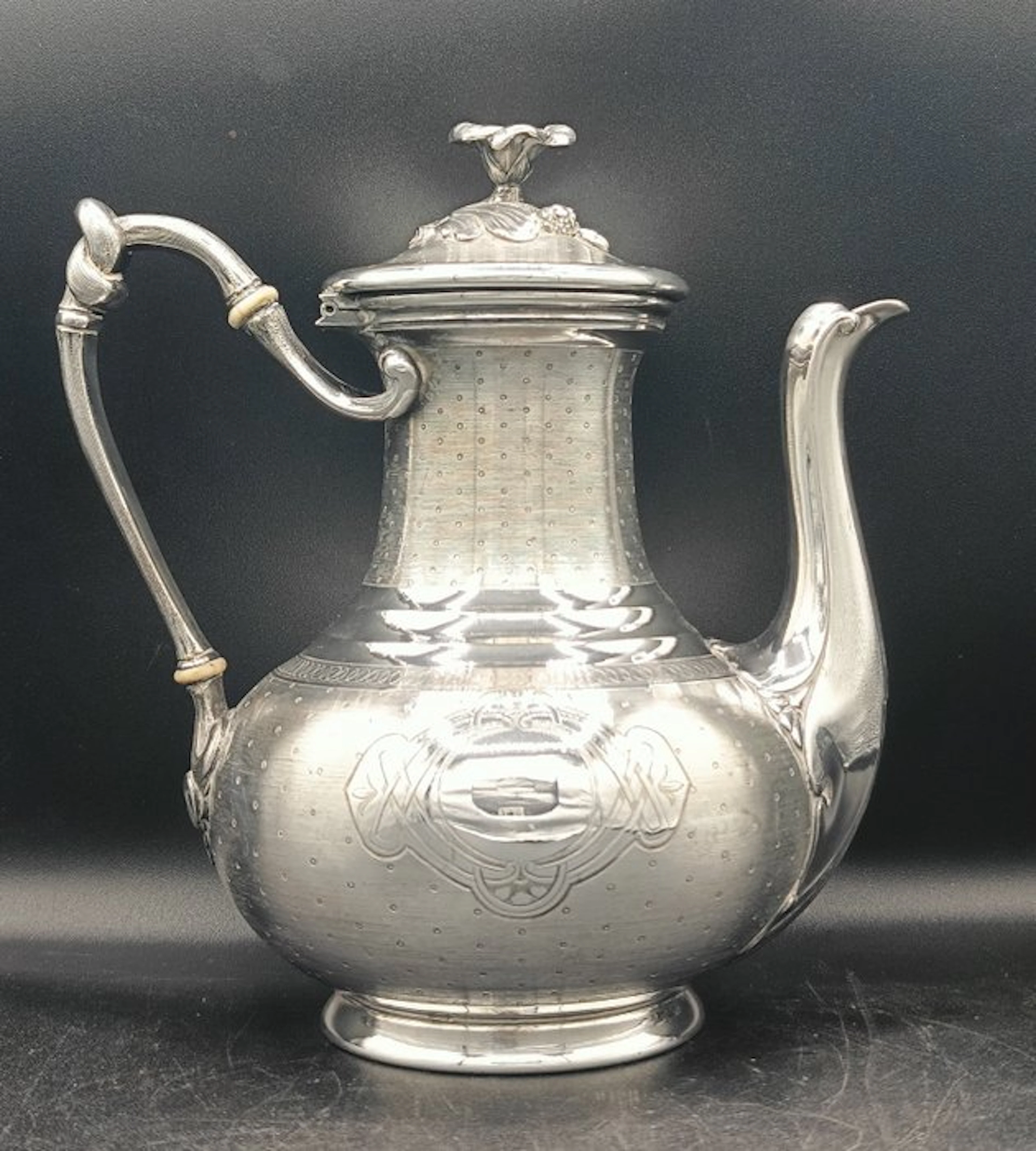 Christofle - Teapot - Silverplated - Antica - No Reserve