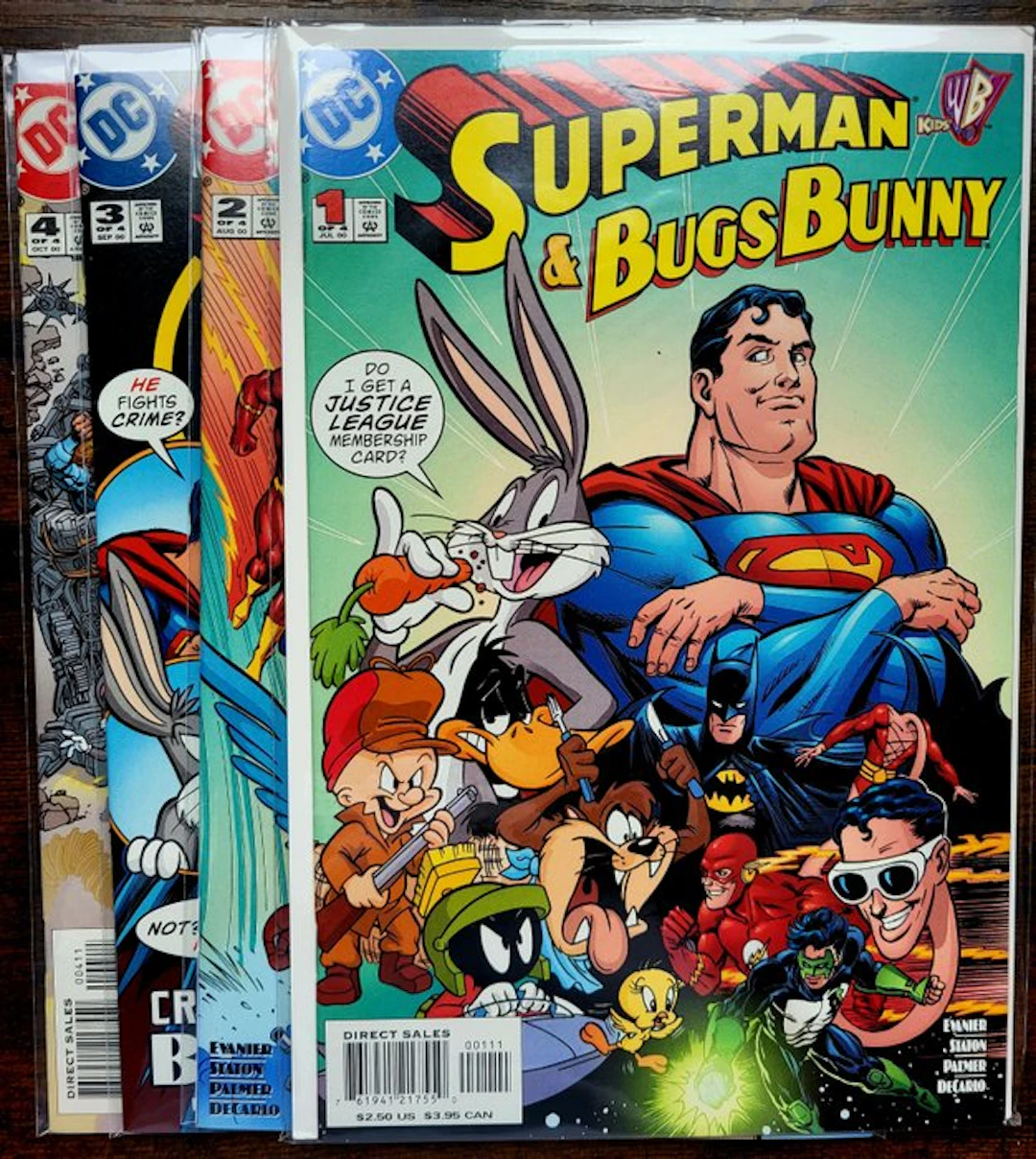 Superman & Bugs Bunny #1-4 2000 1st Print - #2,3 &4...