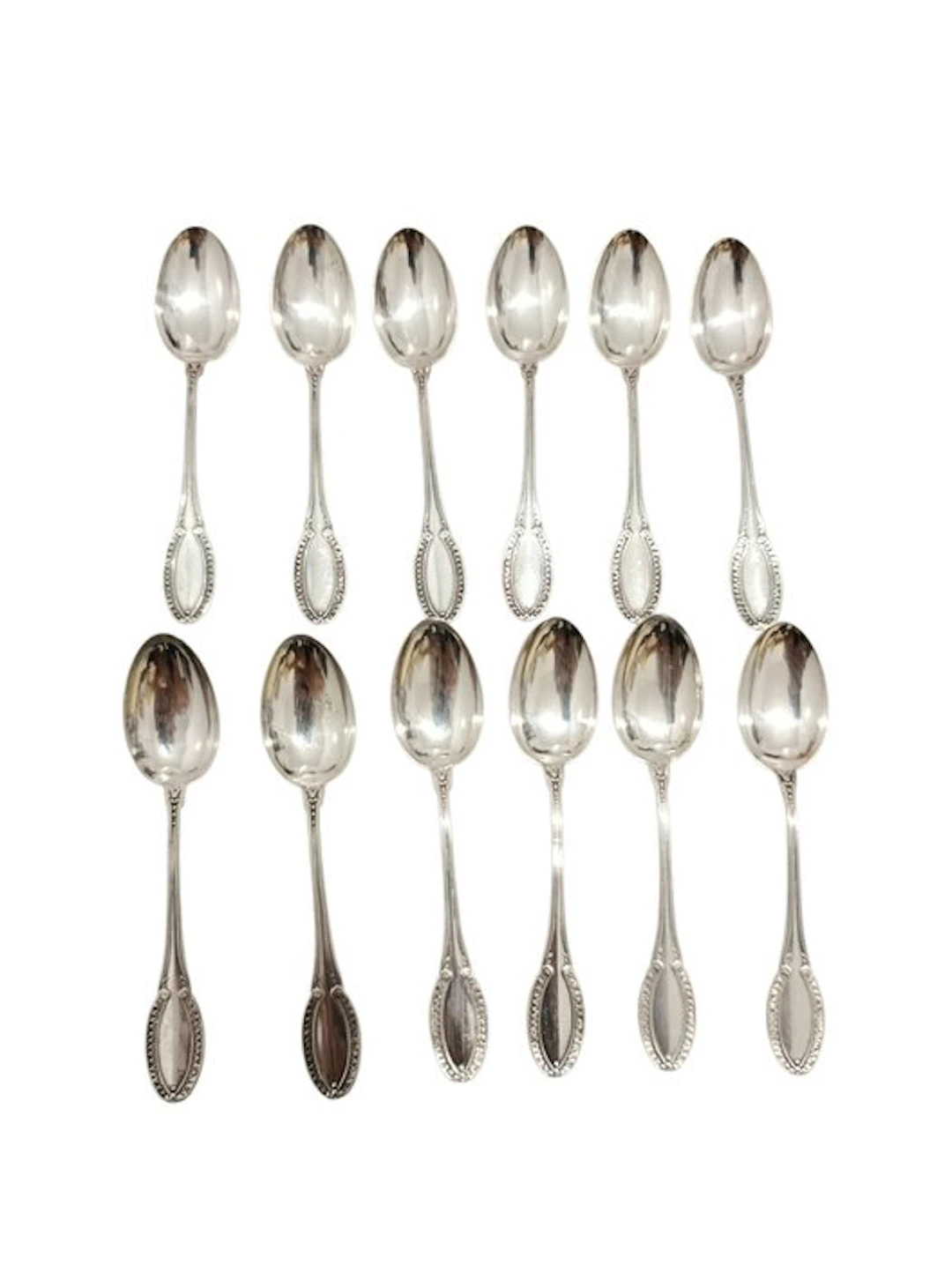 Maestri Italiani - Coffee spoon (12) - .800 silver - Silver teaspoons