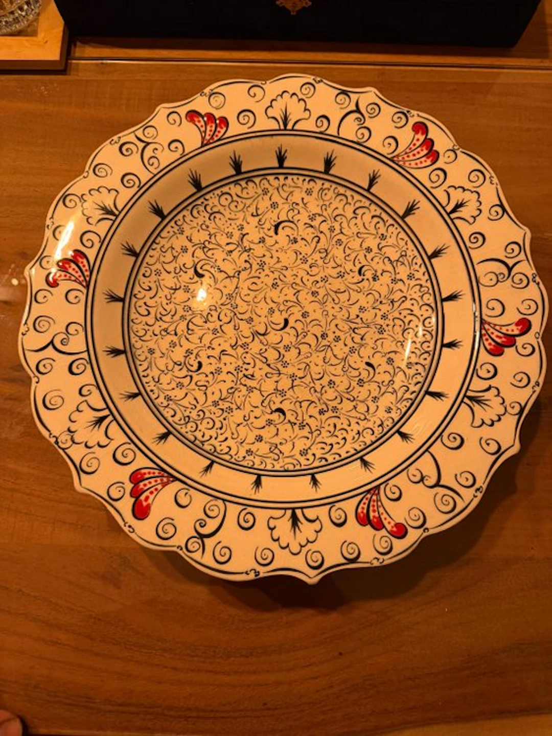 Mehmet Gursoy iznik bord - Mehmet Gursoy - Plate - Ceramic - Iznik plate