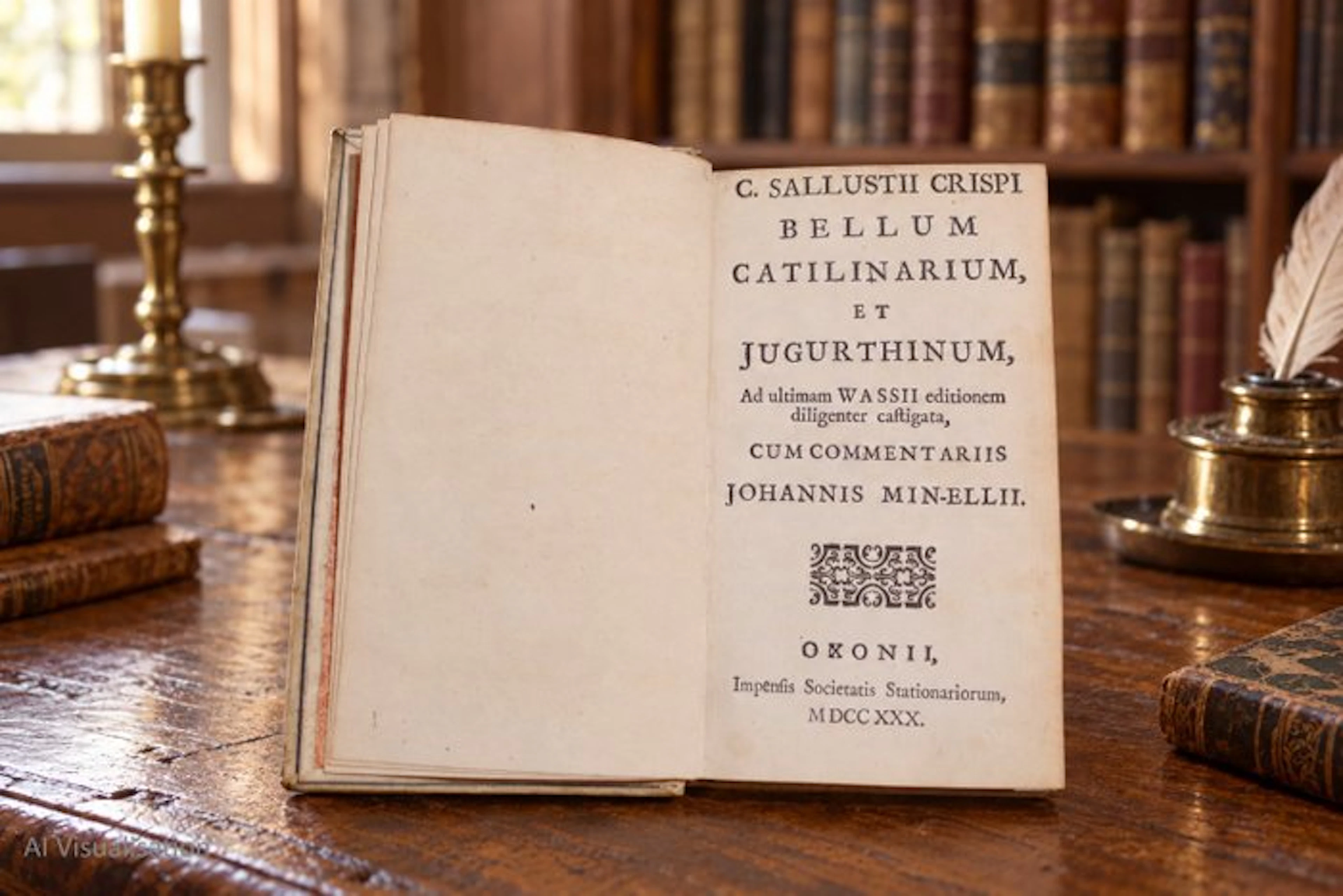 Sallustio - Bellum Catilinarium, et Jugurthinum - 1730