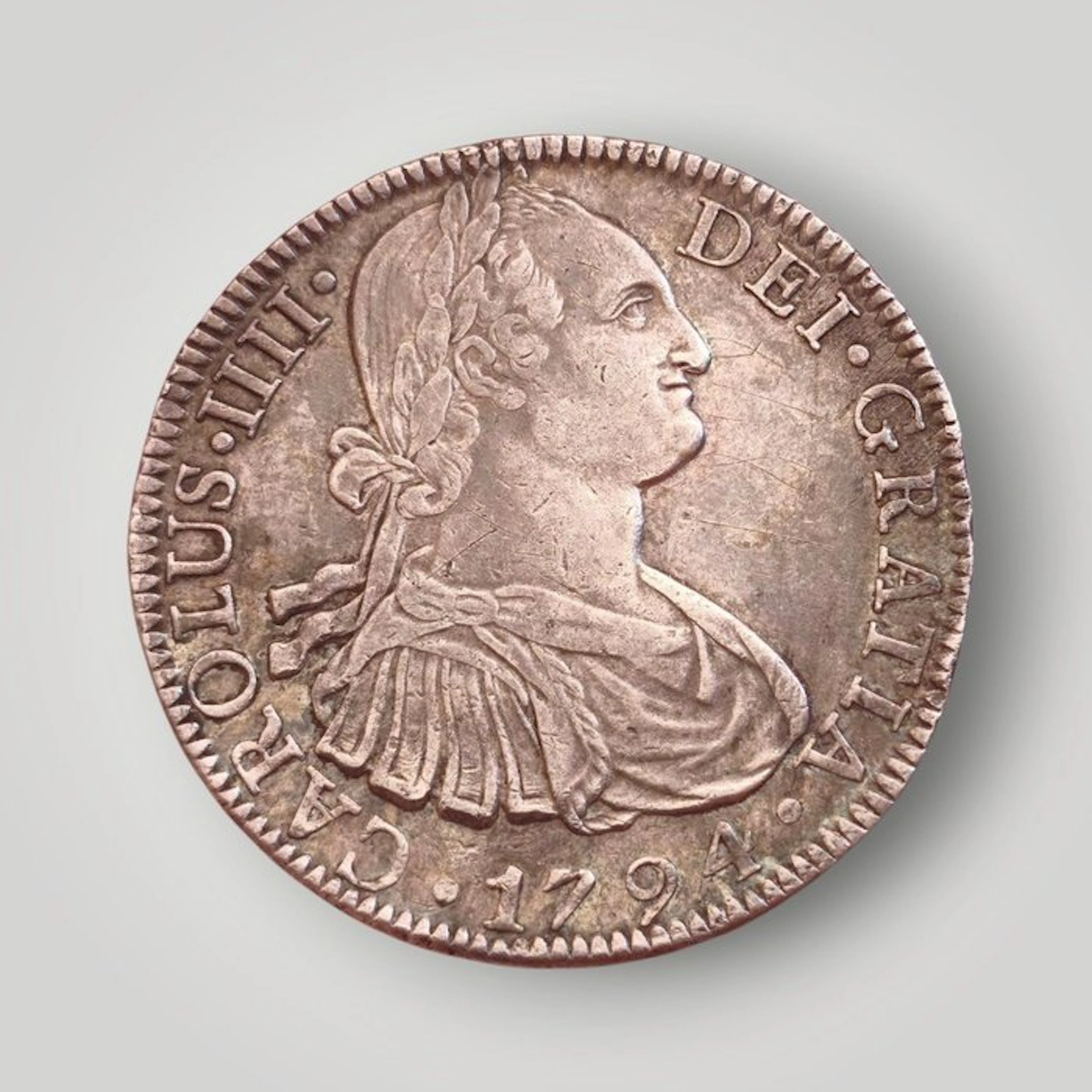 Spain. Carlos IV. 8 Reales 1794 Mexico FM (No reserve price)
