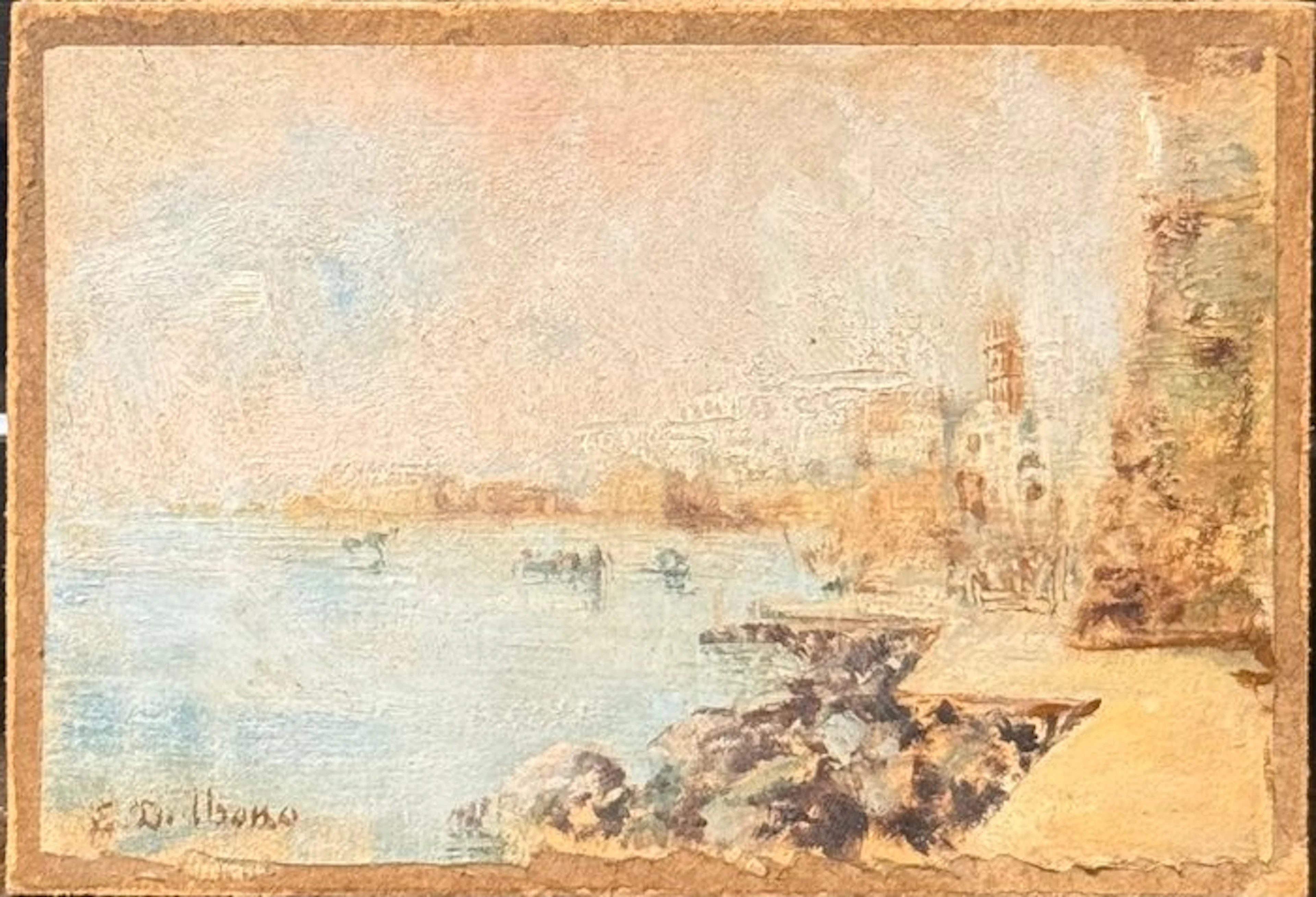 Eduardo Dalbono (1841-1915) - Marina di Gaeta