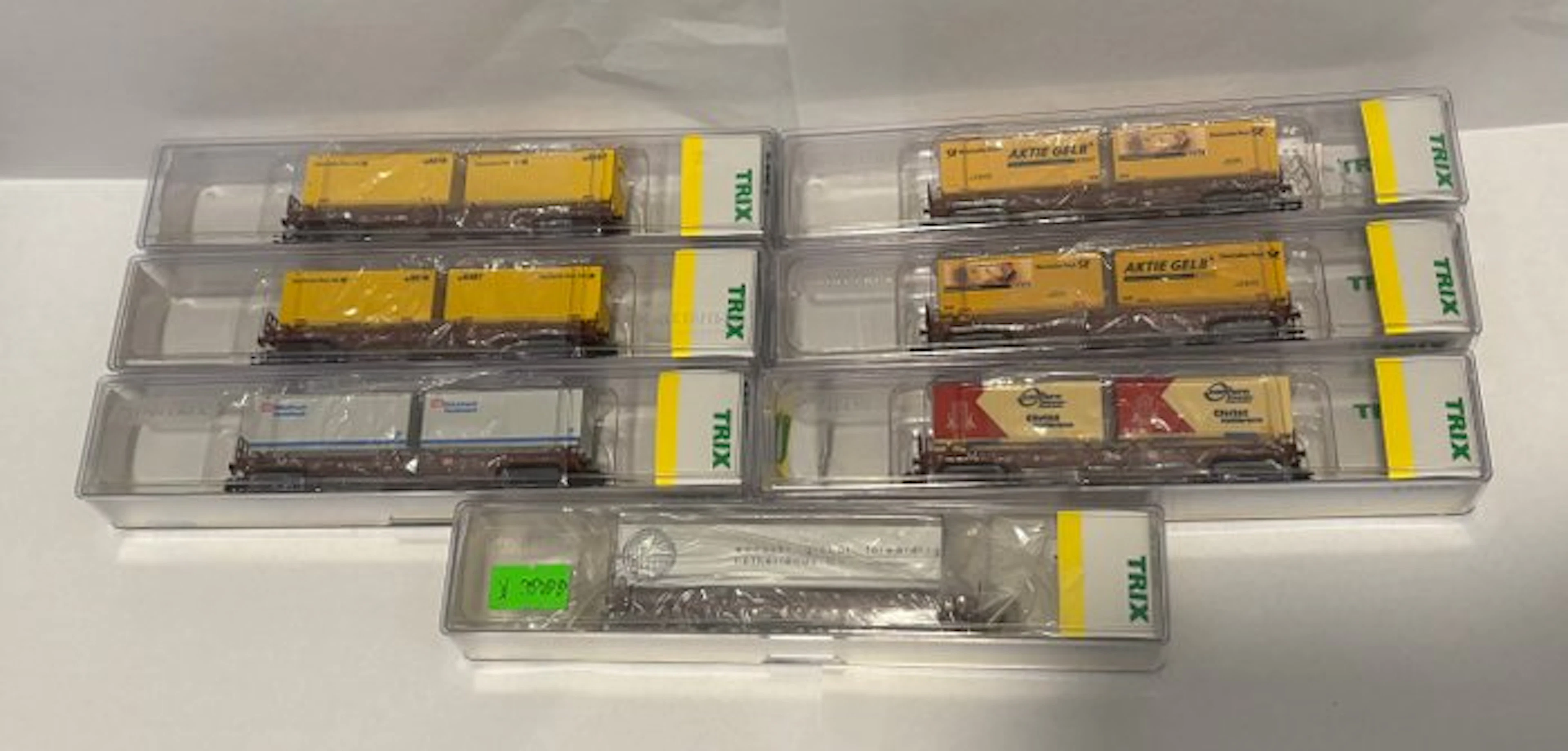 Minitrix N - Model train freight carriage (7) - DB, DSB