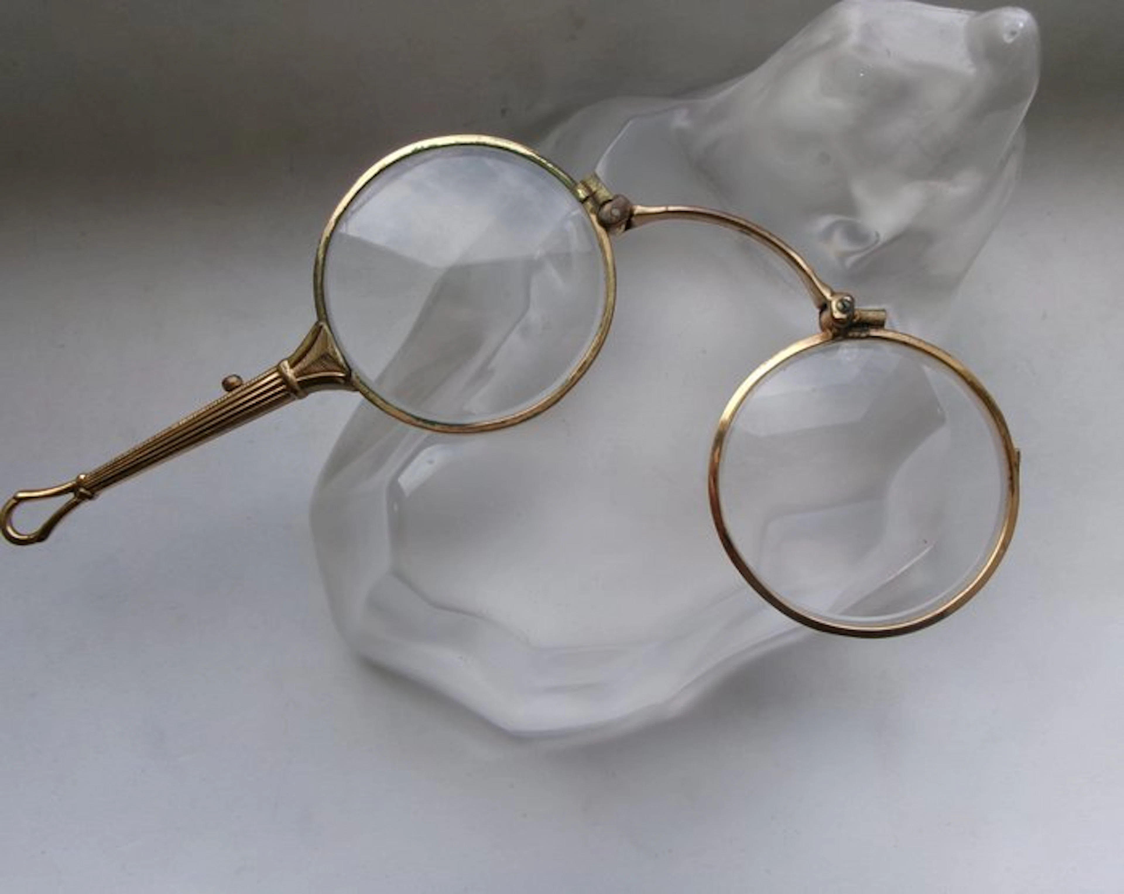 Gold-plated - Pendant - Lorgnette