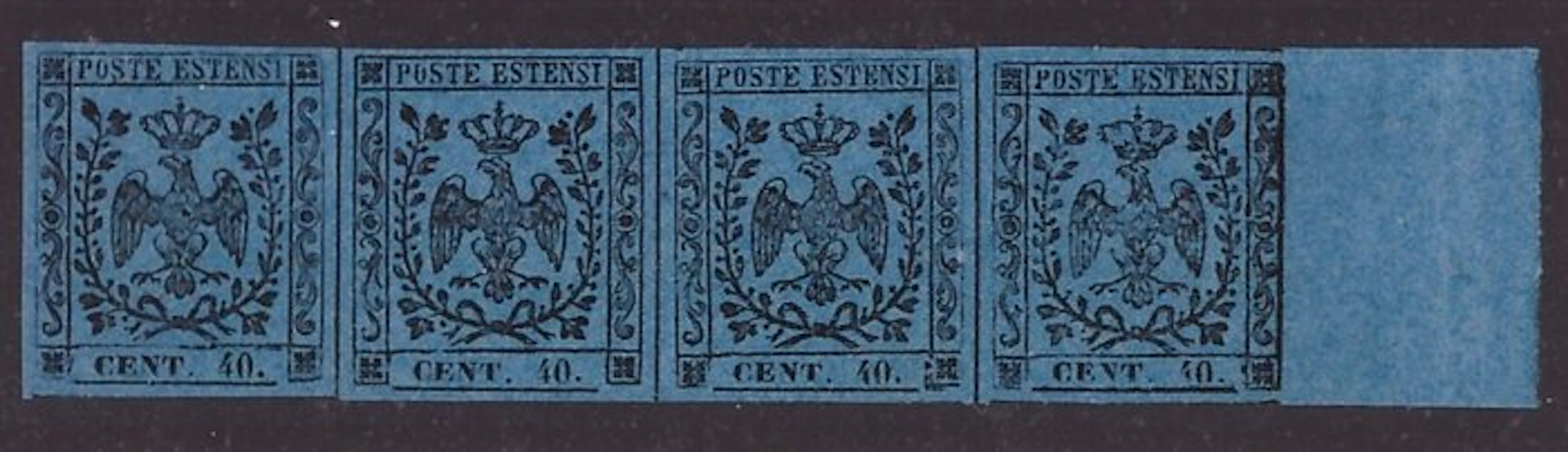 Italian Ancient States - Modena 1854 - 40 c