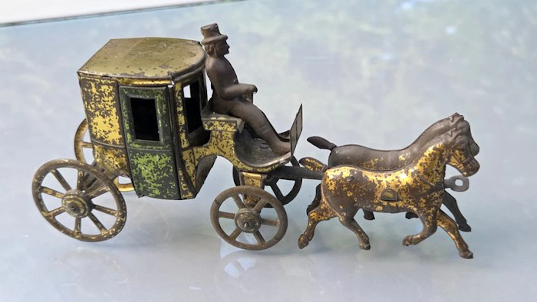 Onbekend - Tin toy - Blikken speelgoed penny toy...