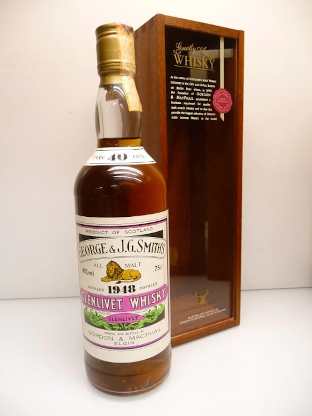 The Glenlivet 1948 40 years old - Gordon & MacPhail - b. 1980s - 75cl