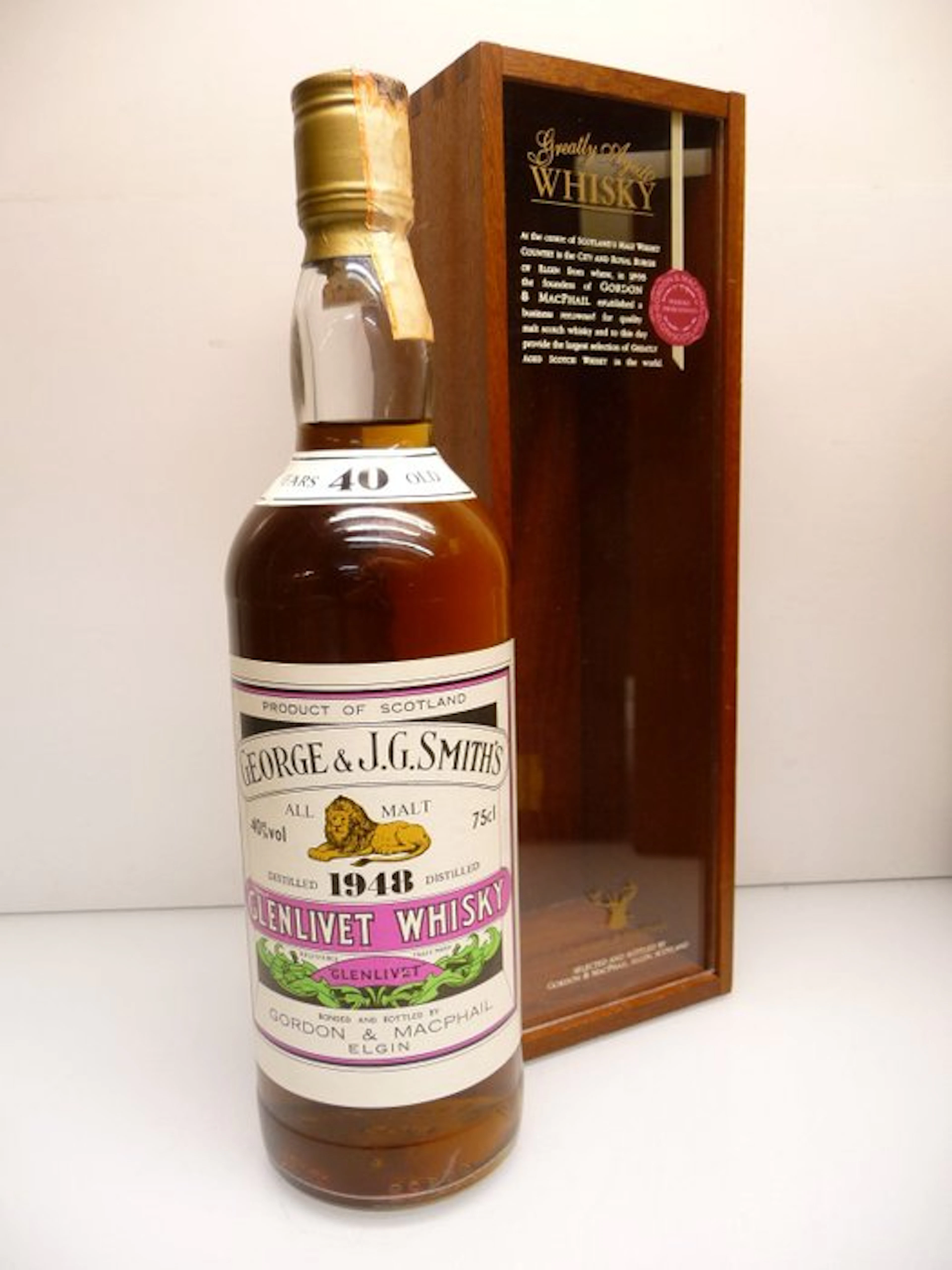 The Glenlivet 1948 40 years old - Gordon & MacPhail - b. 1980s - 75cl