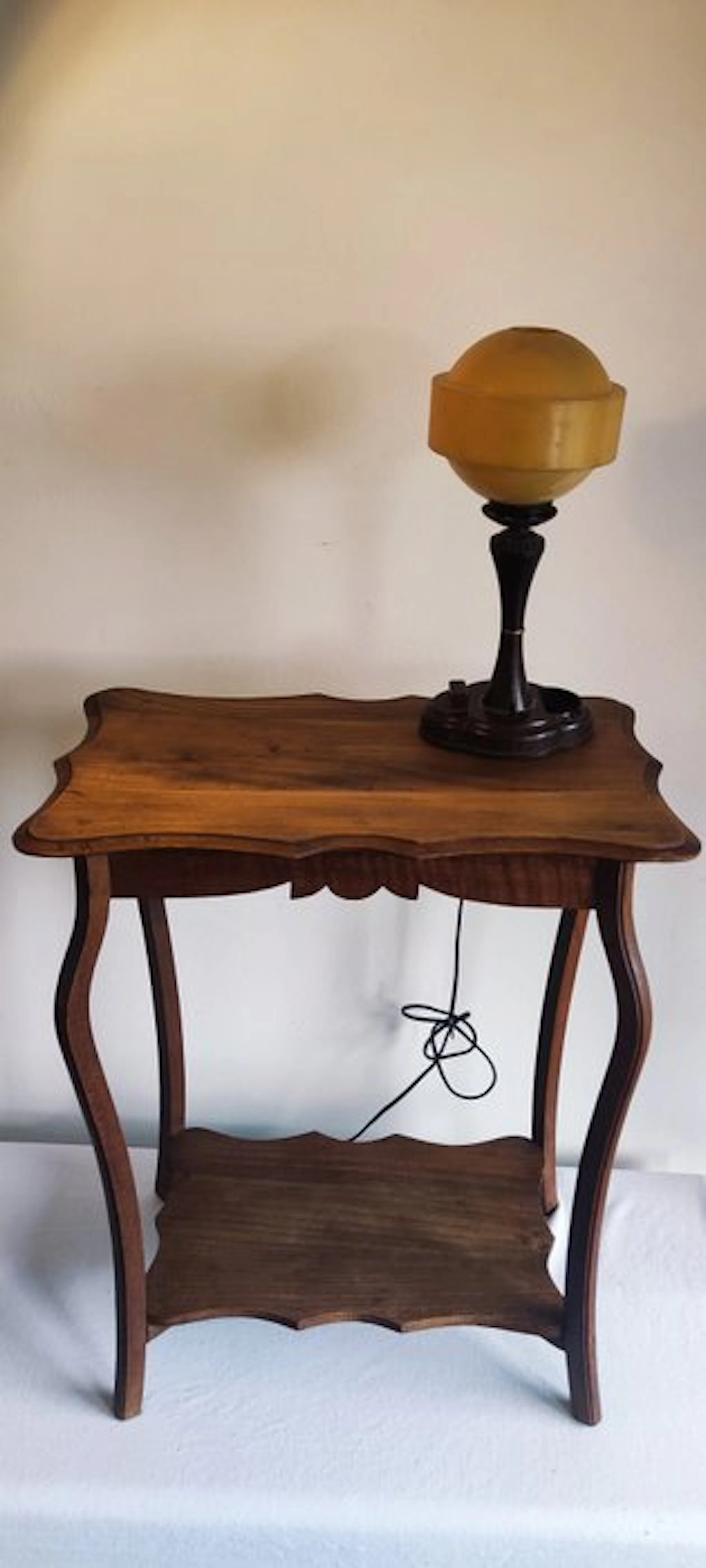 Side table - Vintage wooden Art Nouveau/Jugendstil side...