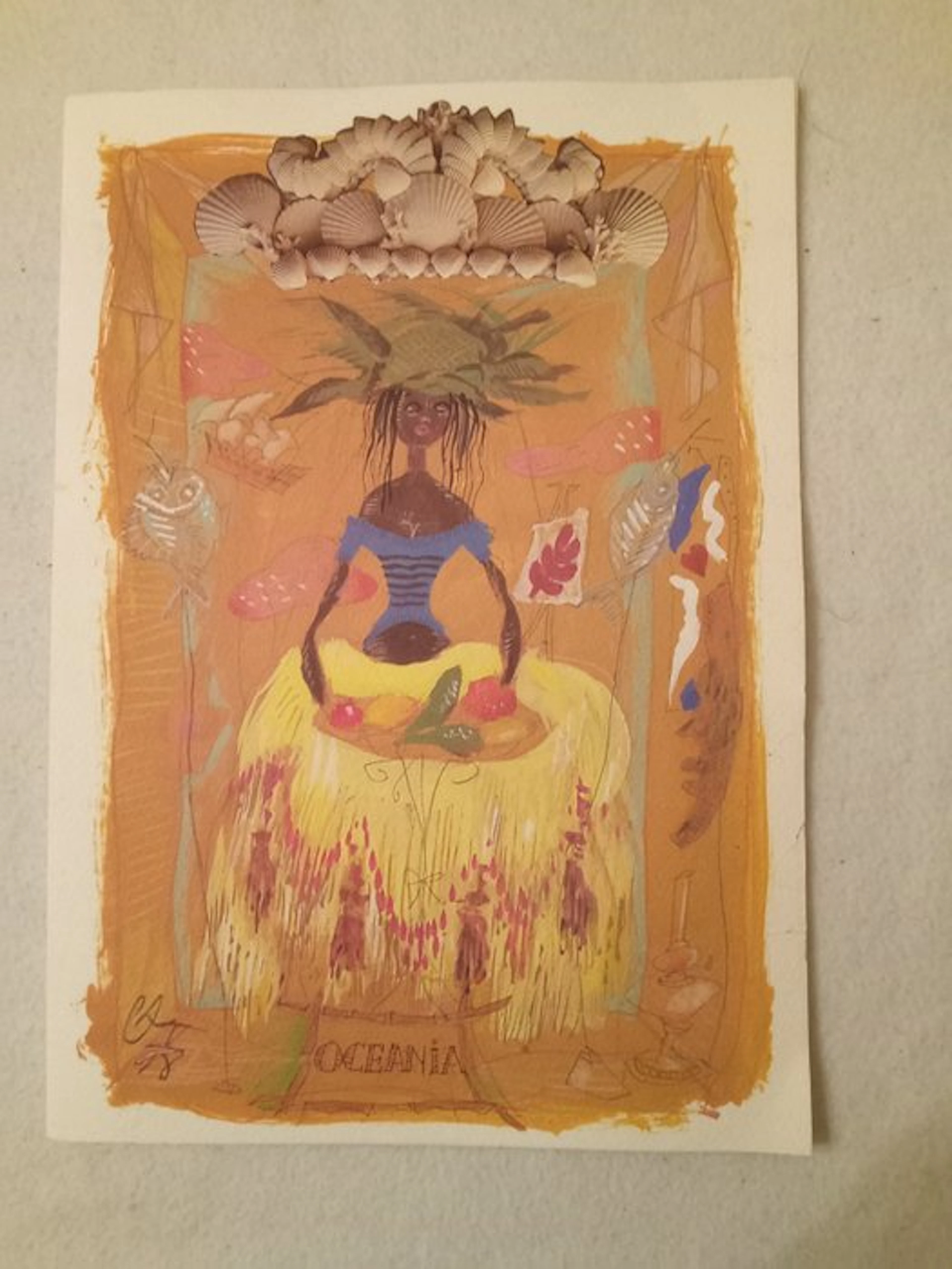 Christian Lacroix - Menu du Concorde v.Paris New York - 1990s
