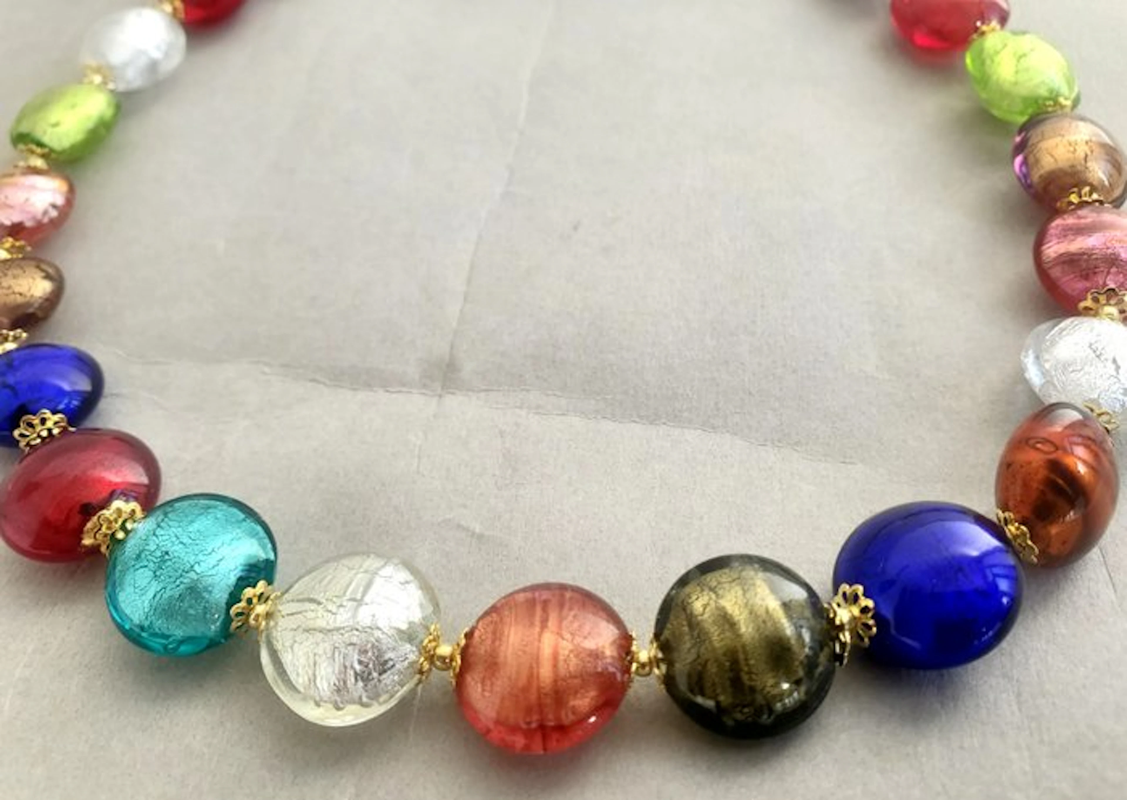 24 kt. - Yellow gold, Murano - Necklace